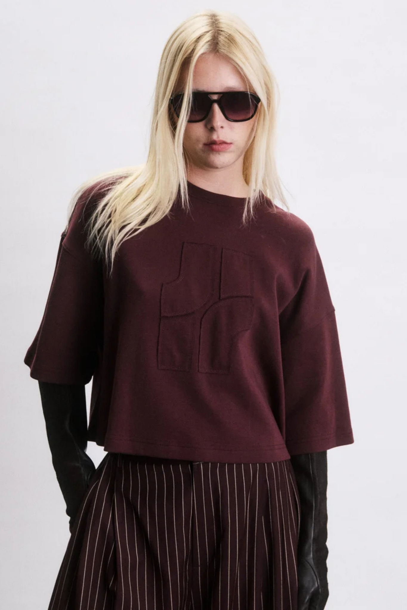HAYDEN T-SHIRT - BORDEAUX