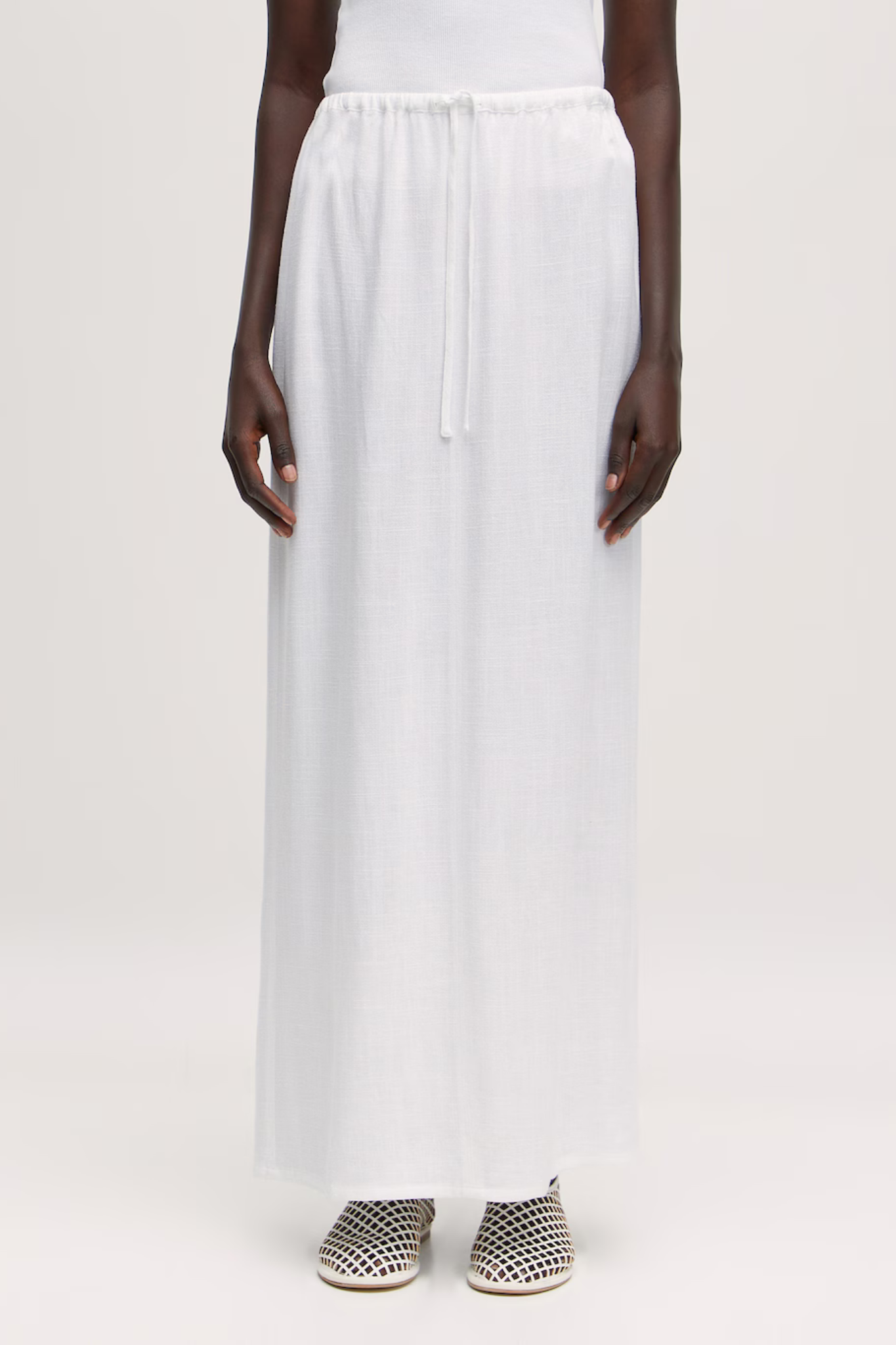 SHOSHA SKIRT - OPTIC WHITE