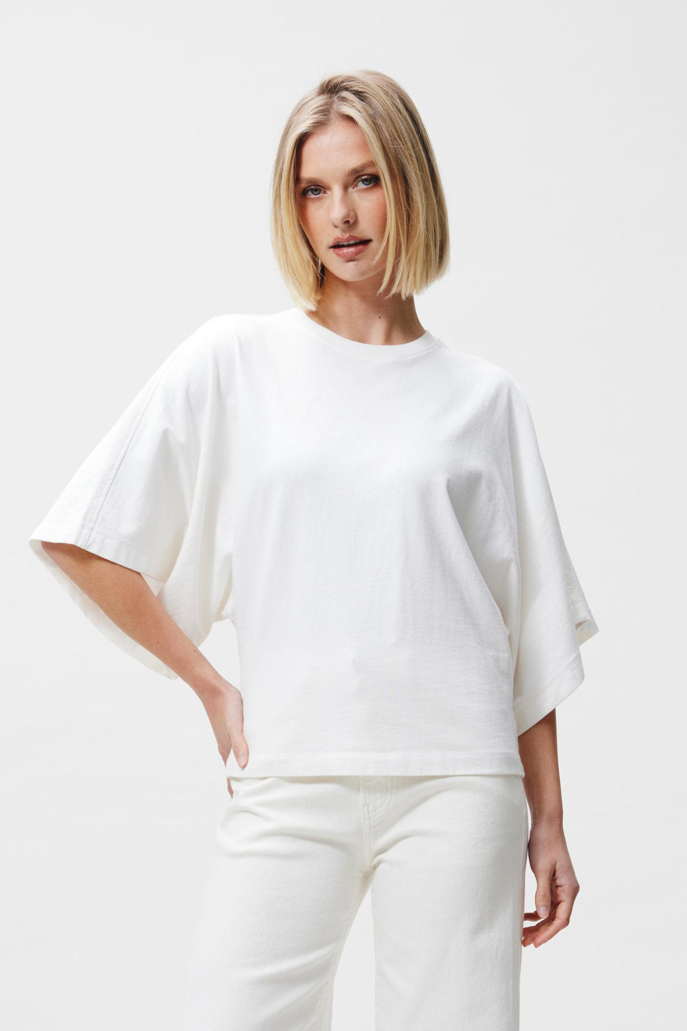 BATSLEEVE T-SHIRT - OFF WHITE