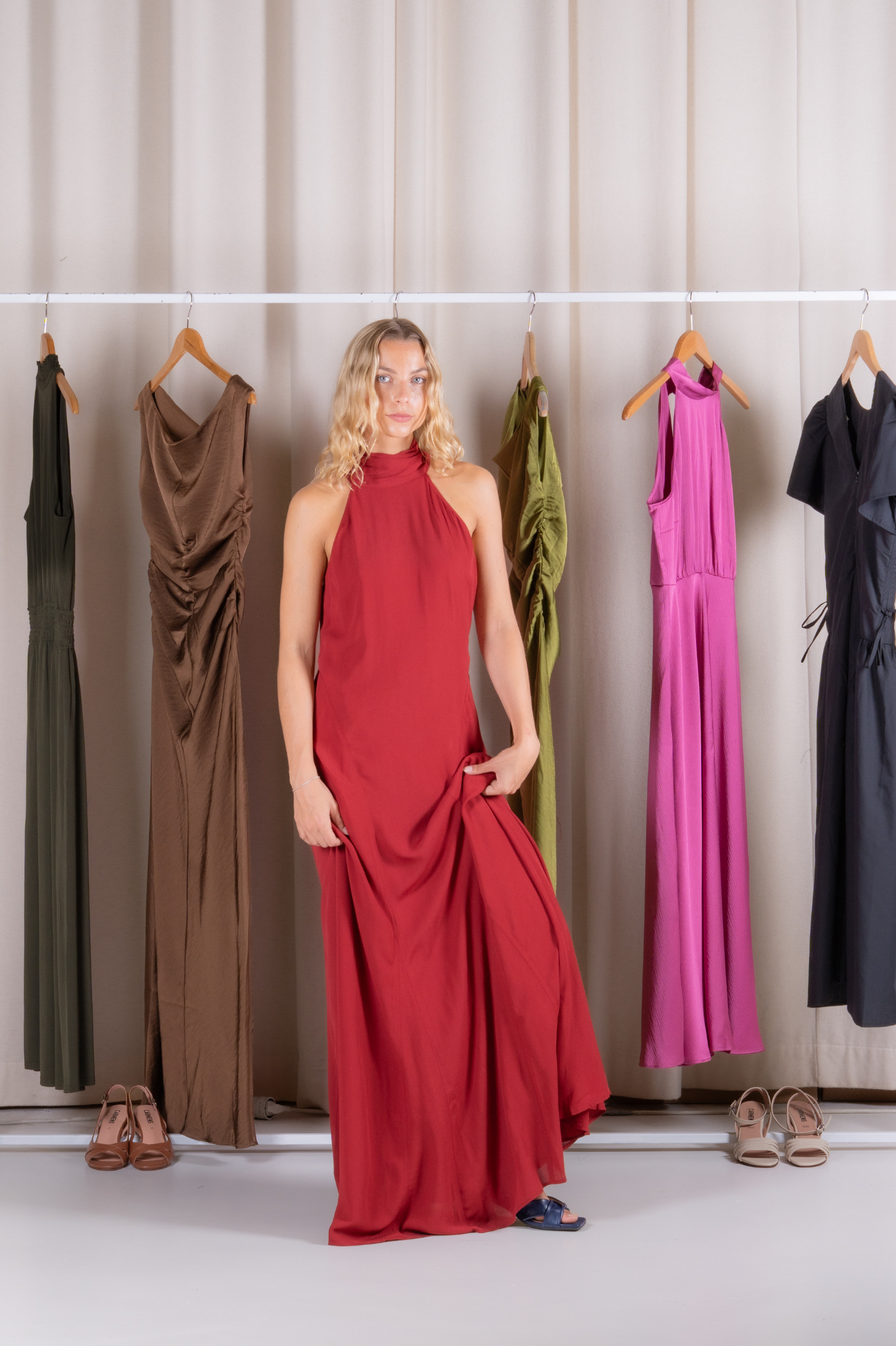 NIVA DRESS - SUN DRIED TOMATO