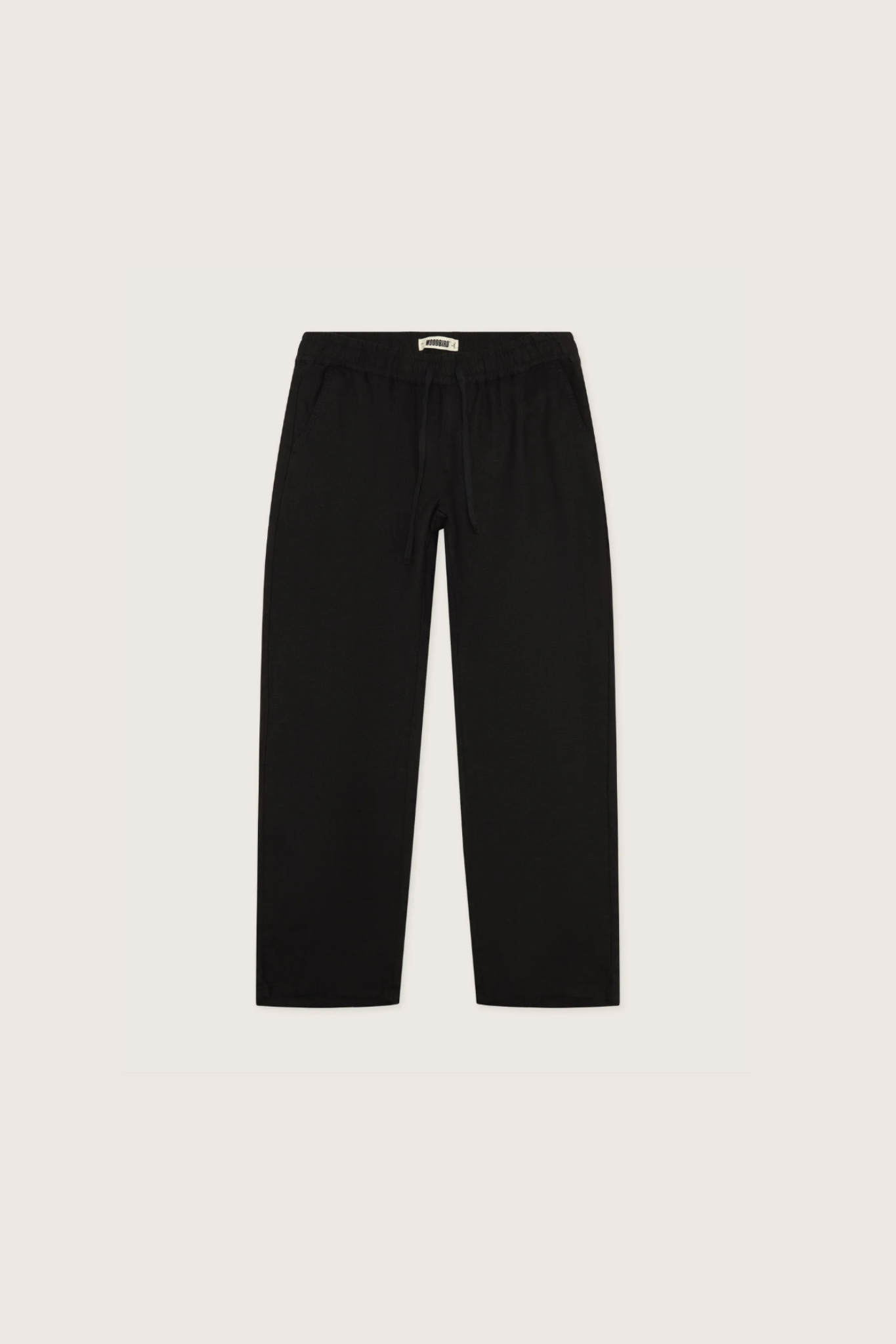 BEIK LINEN PANTS - BLACK