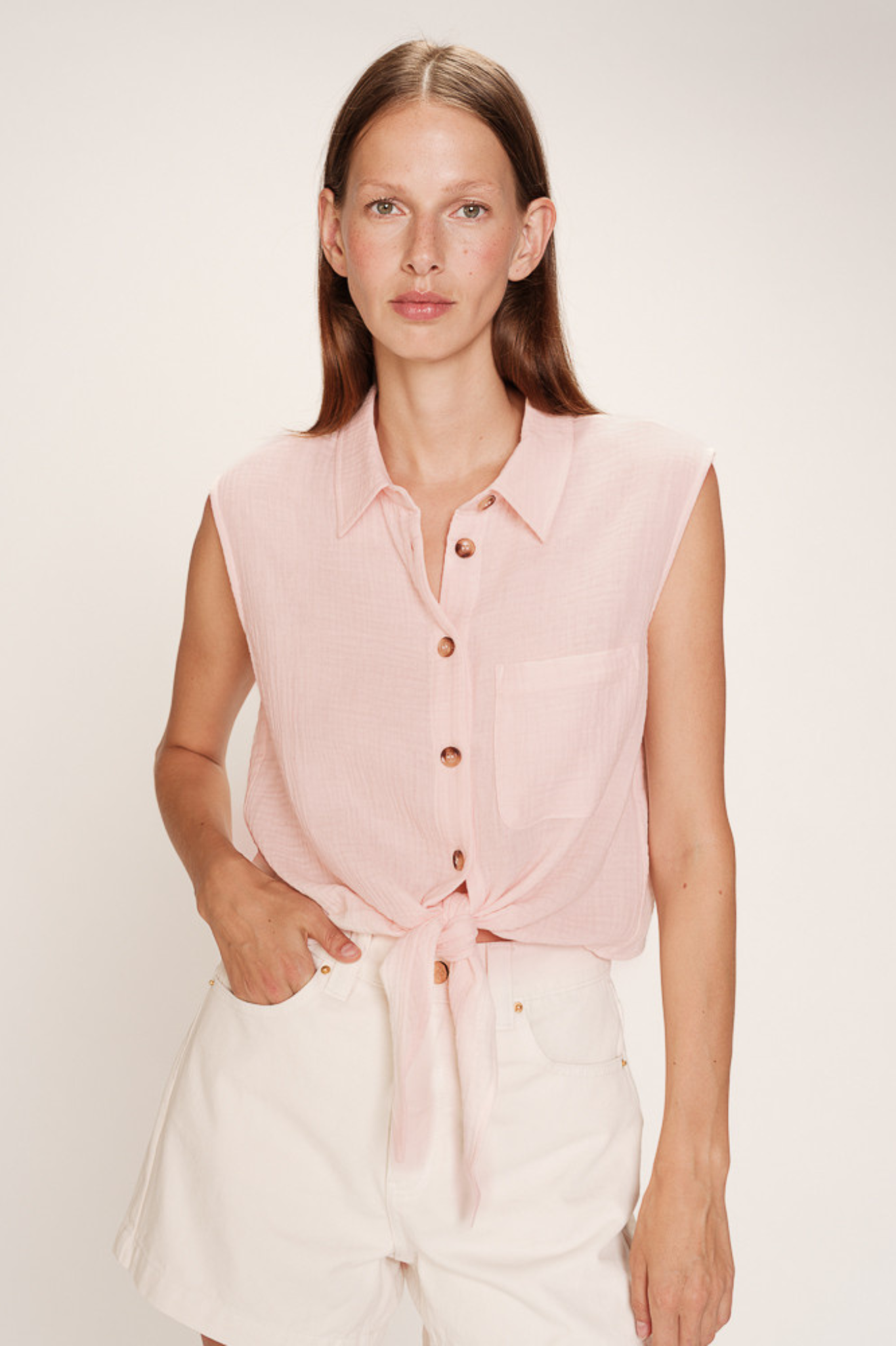 REGLISSE SHIRT - POUDRE