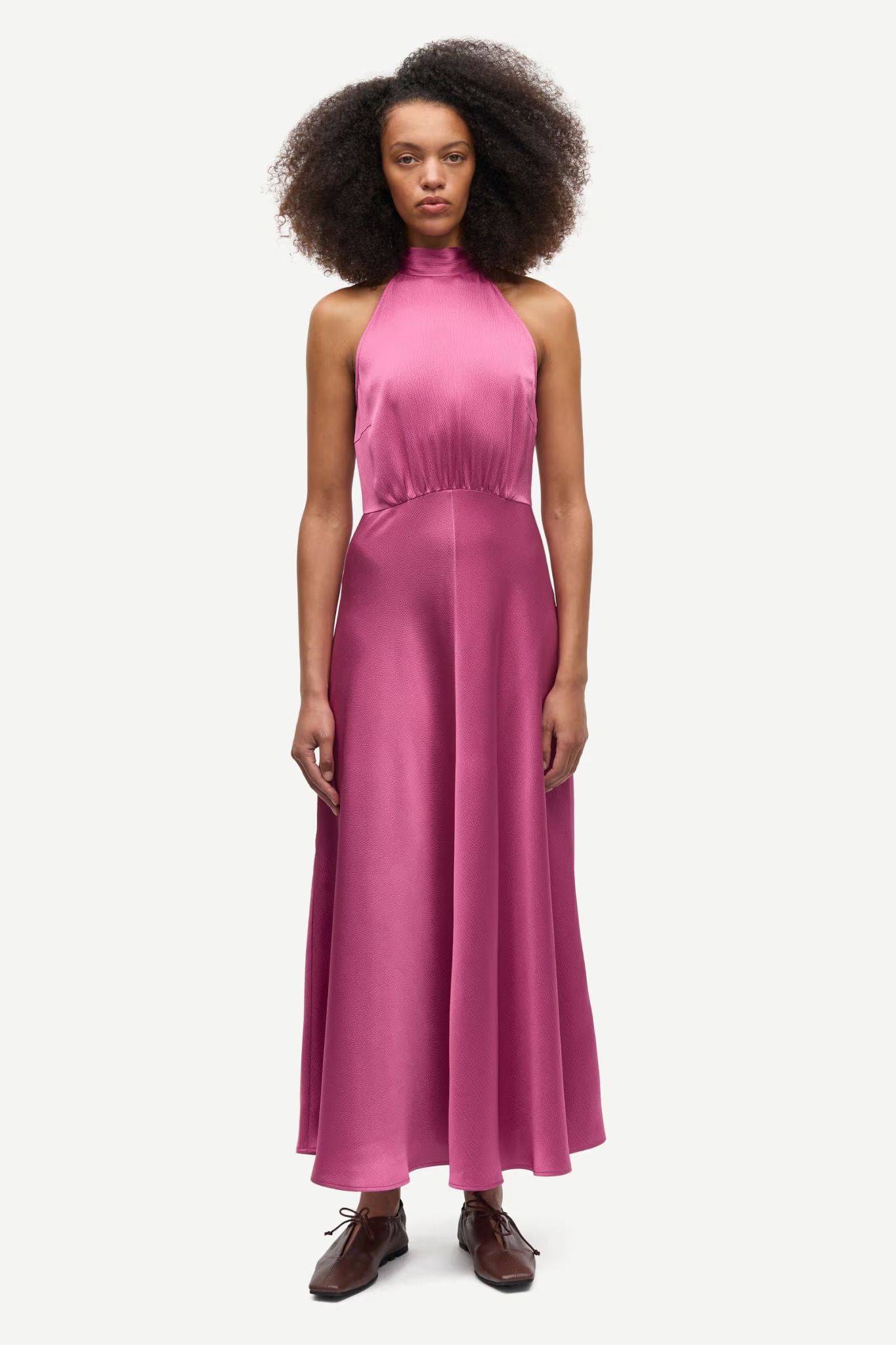 RHEO DRESS - RED VIOLET