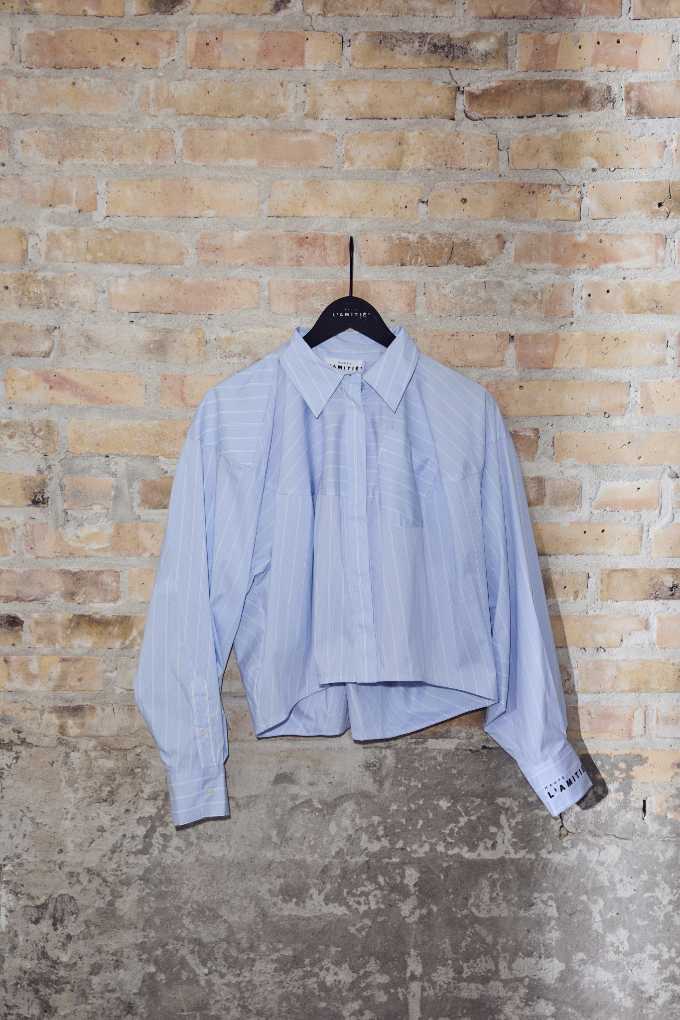 SOPHIE STRIPE SHIRT - PALE BLUE
