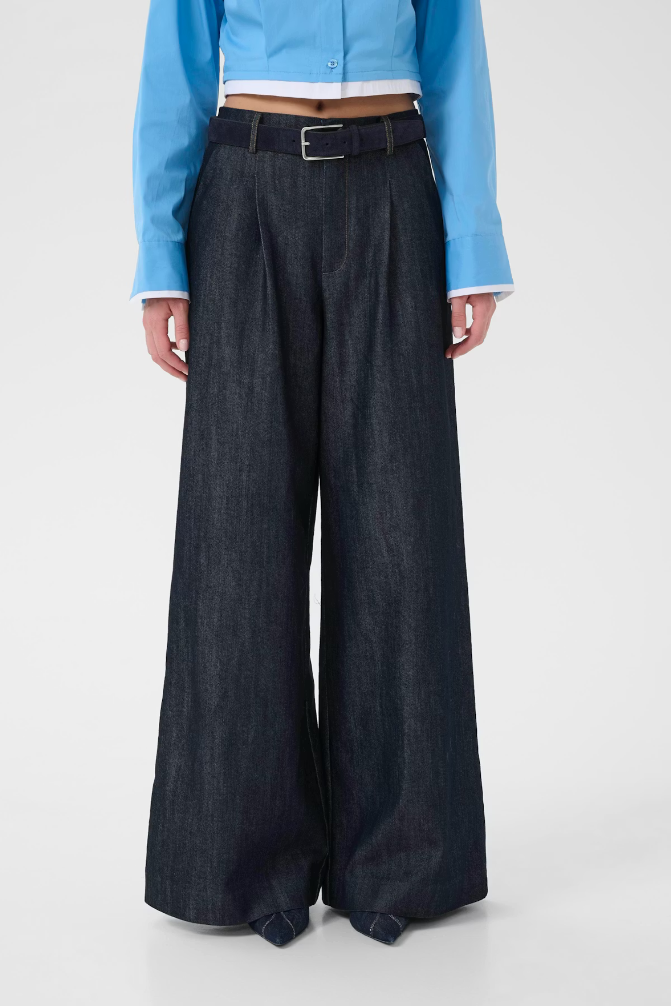 ZELLI MW PANTS - DARK BLUE RINSE