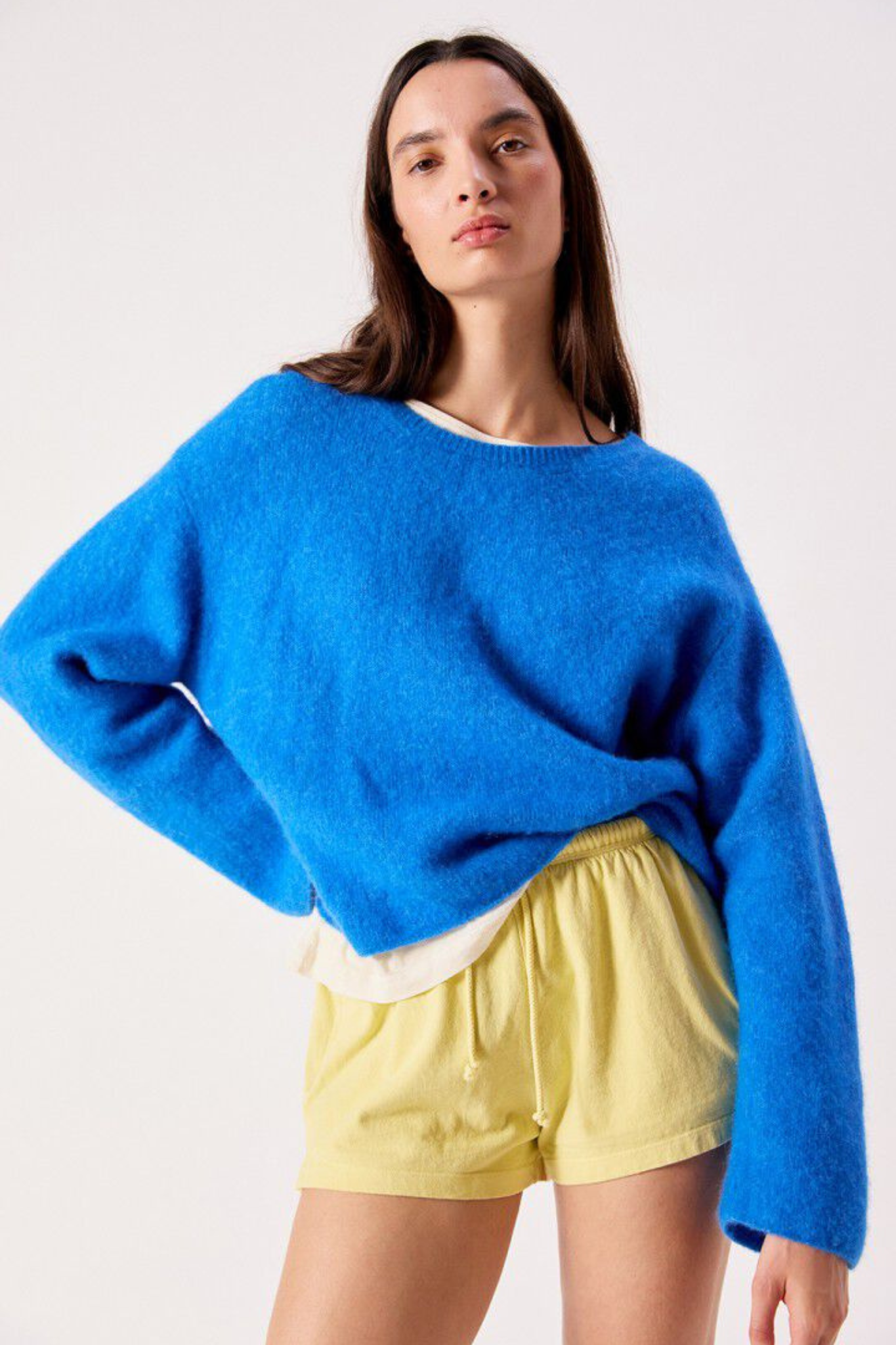 VITOW SWEATER - CURACAO MELANGE