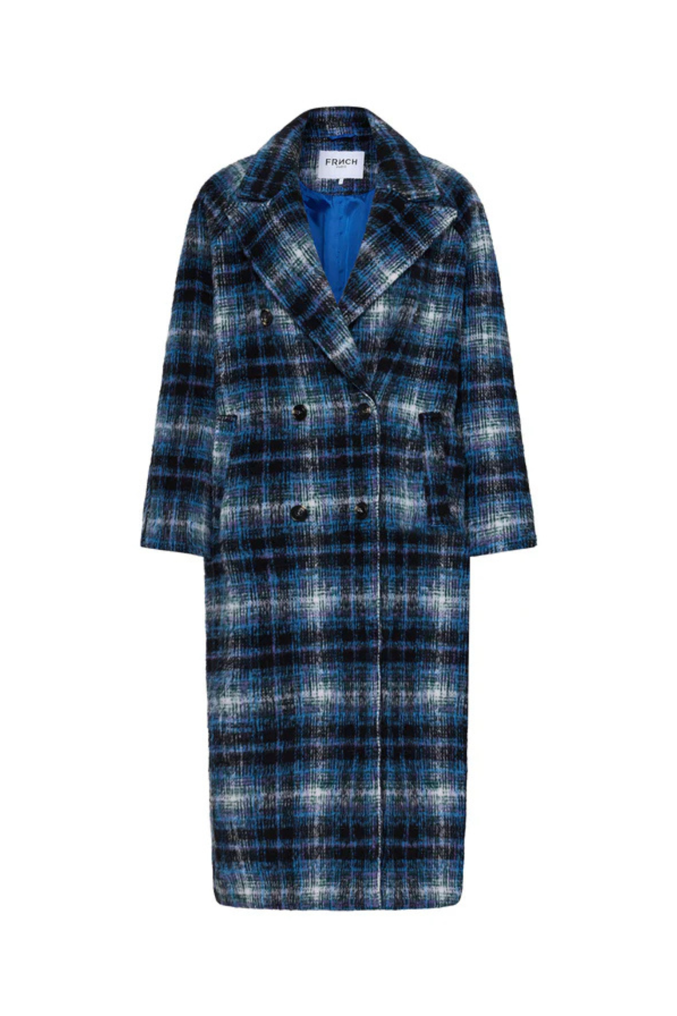 DELPHINA COAT - BLUE PETROL