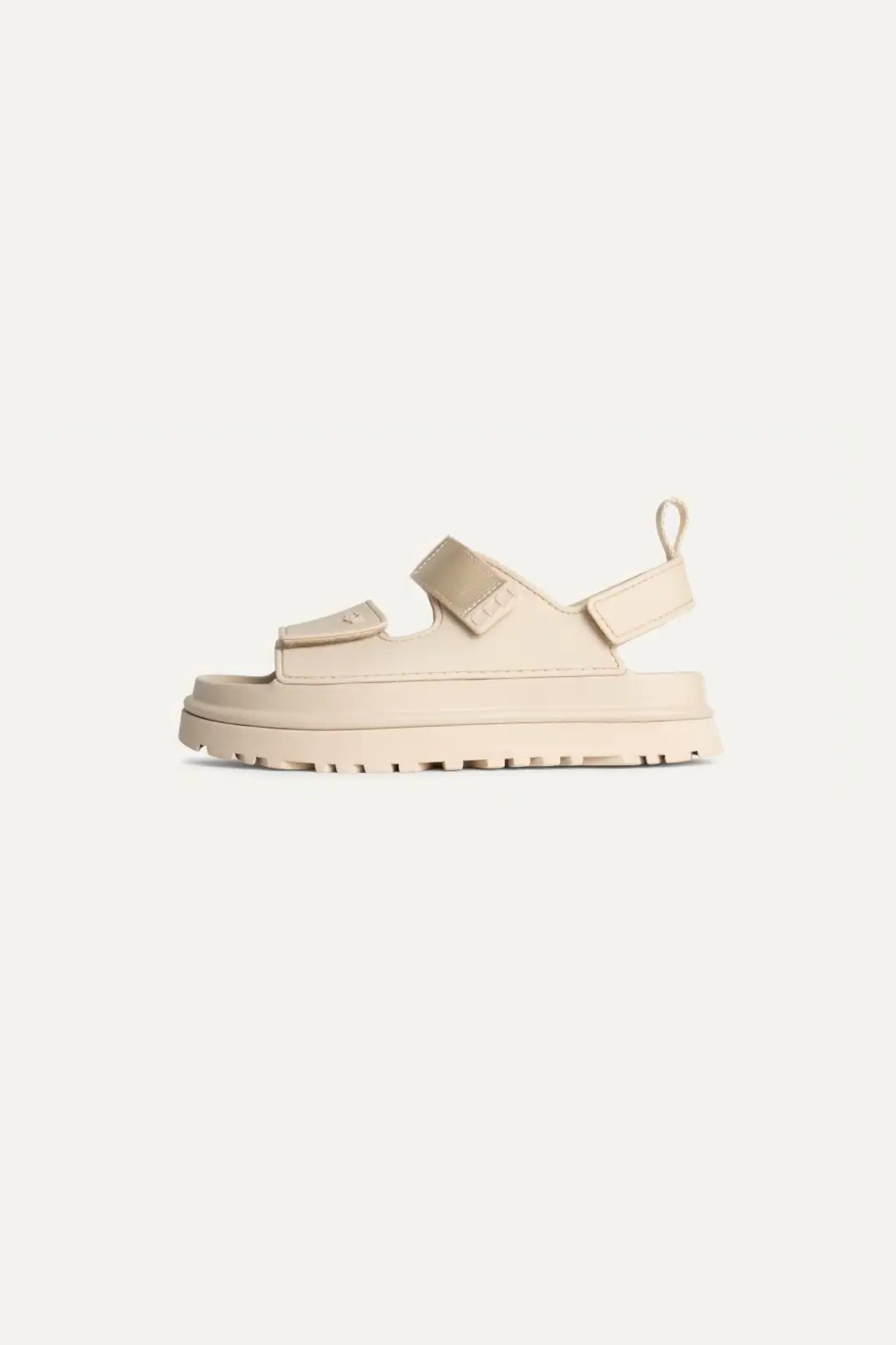UGG women goldenglow in sea salt. Side view