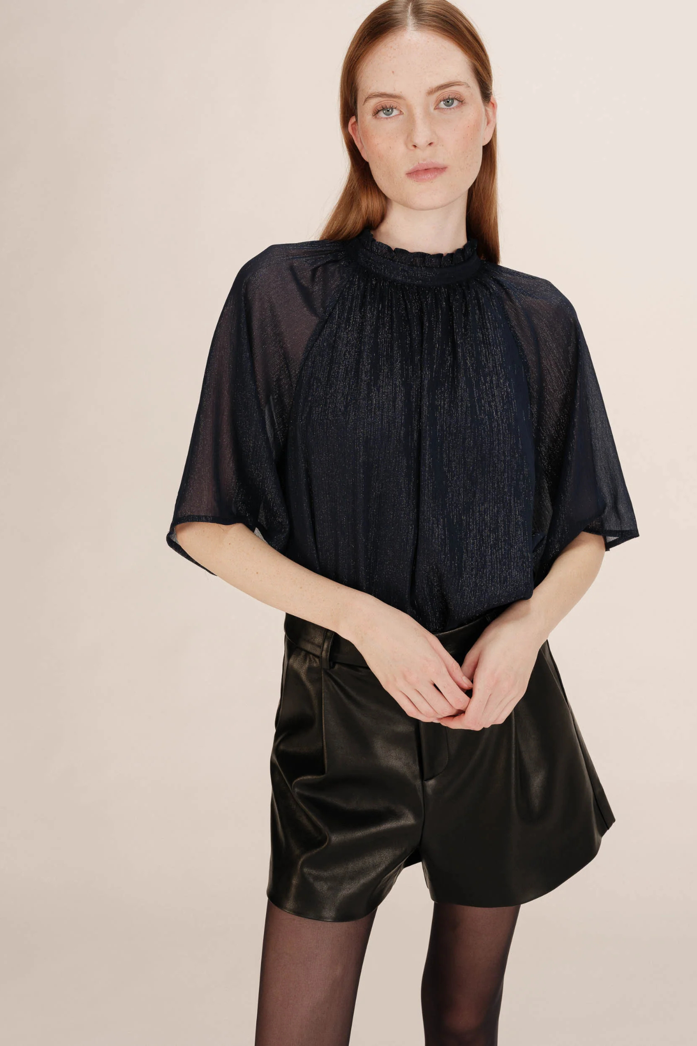 TOPAZE BLOUSE - MARINE