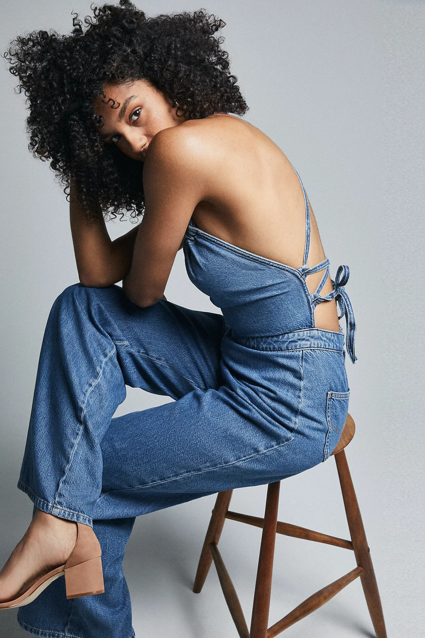 BACKLESS JUMPSUIT - TAKE A DIVE
