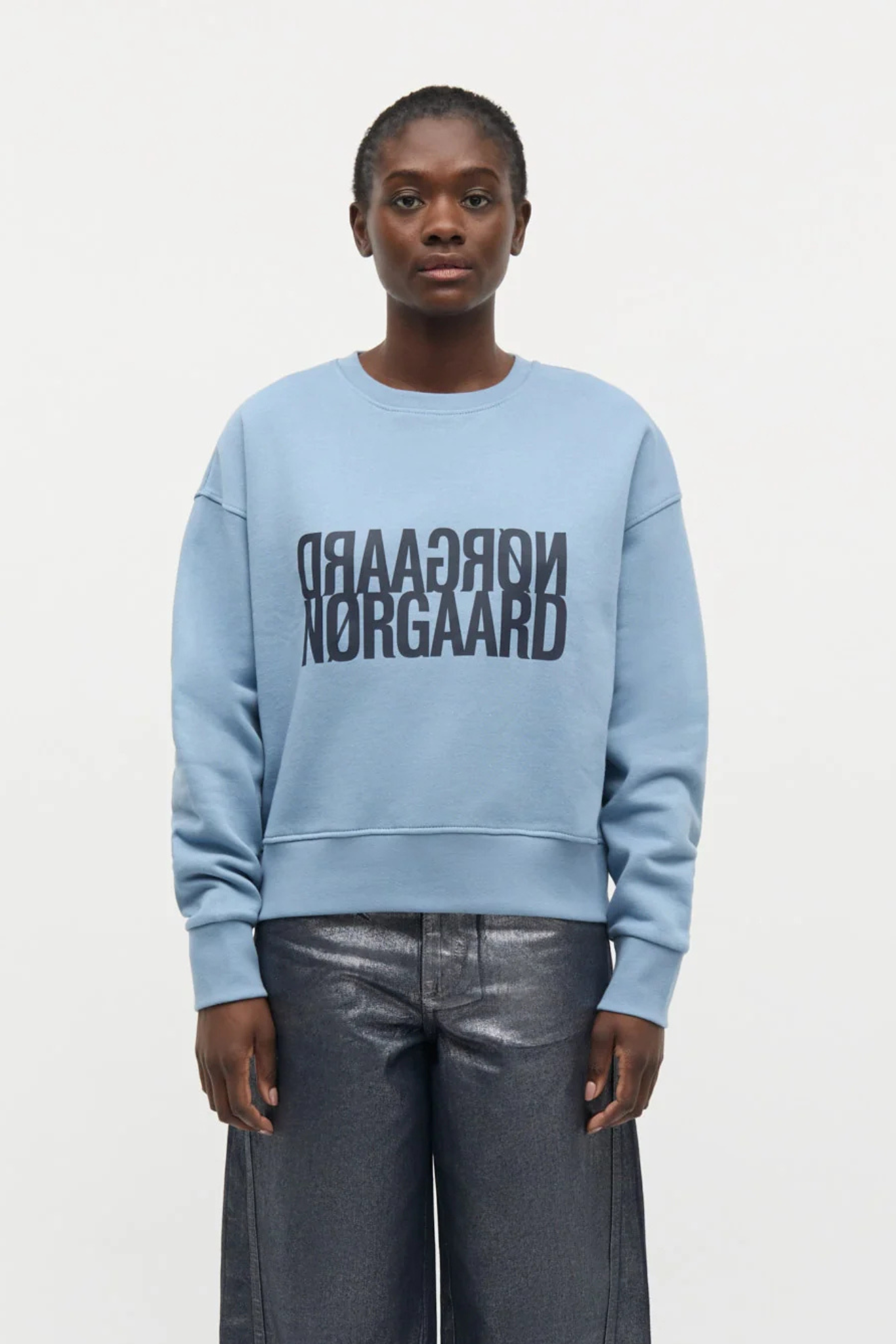 TILVINA SWEATSHIRT - FADED DENIM