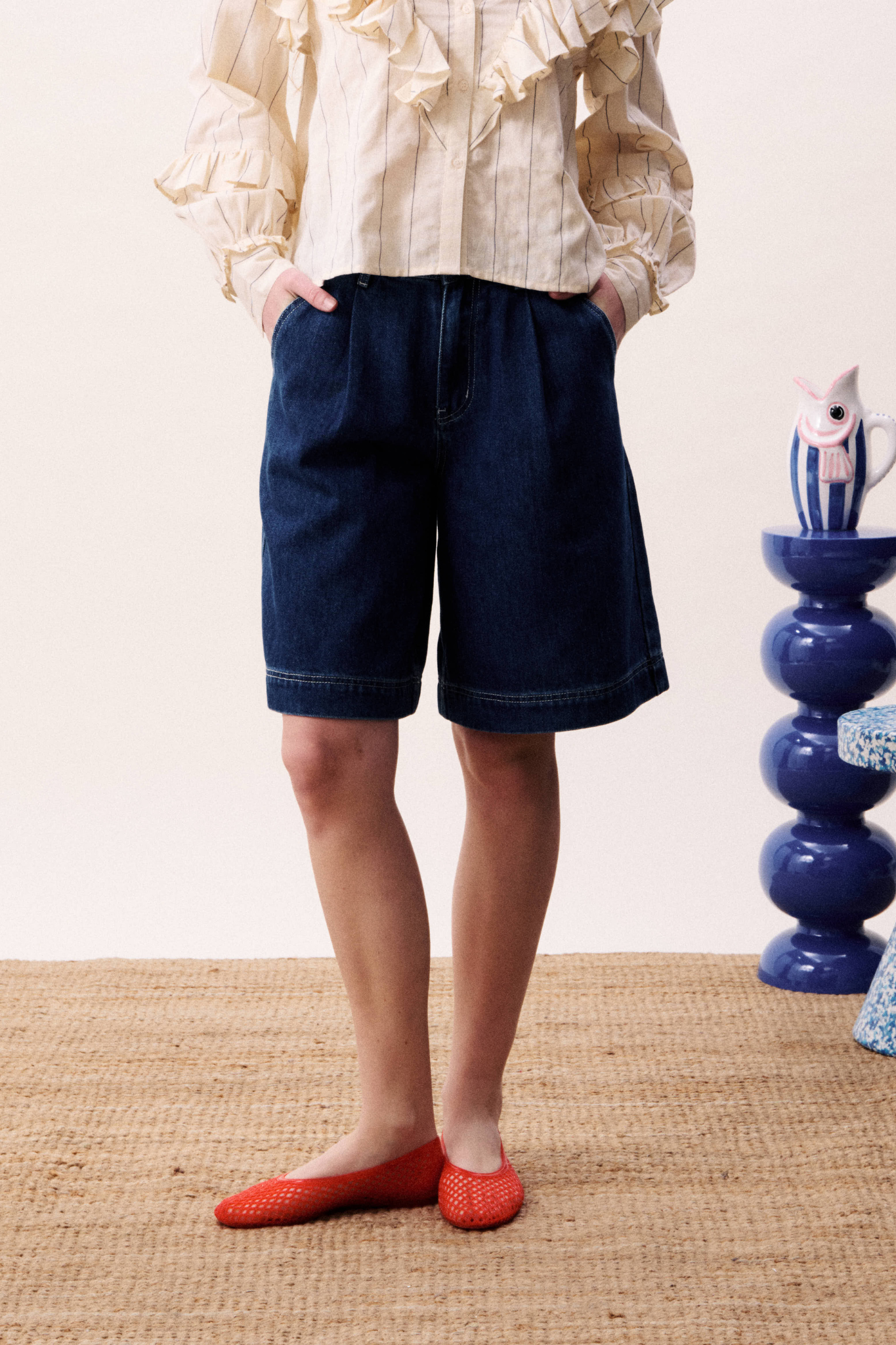 ABYSSAL BERMUDA - BLUE JEAN