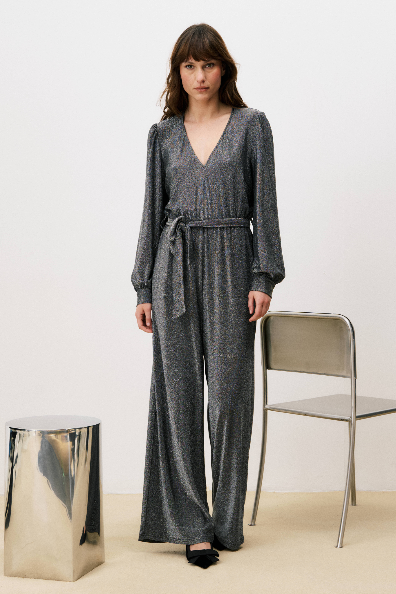 BARRY JUMPSUIT - SILVER
