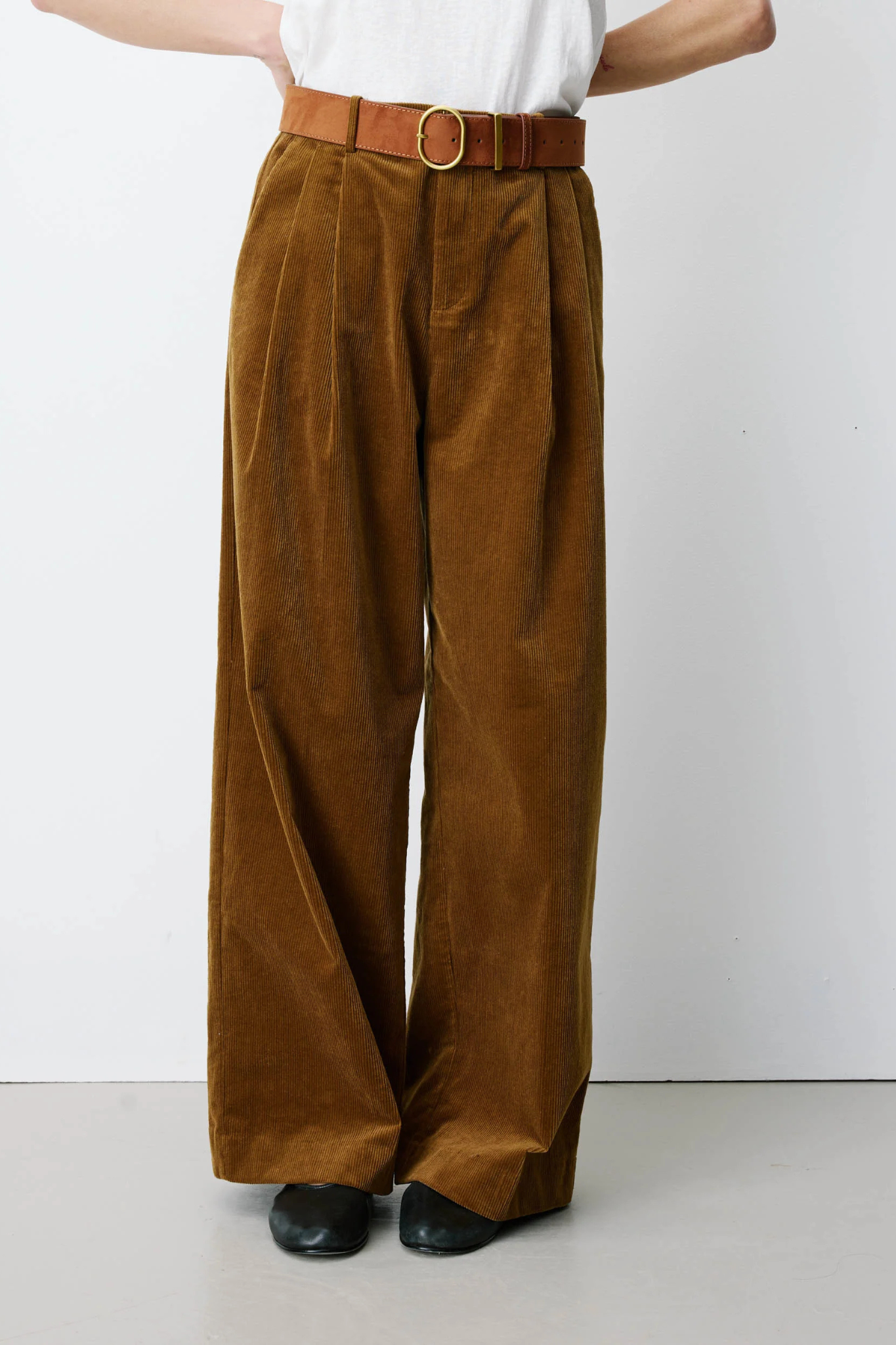 ABRIEL PANTS - COFFEE
