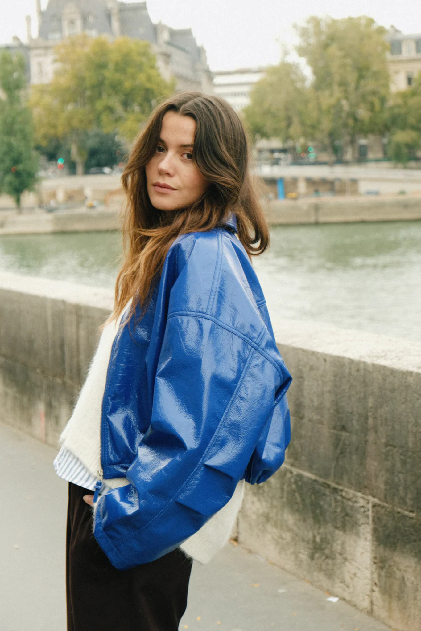 JASPER VESTE - BLEU ELEC.