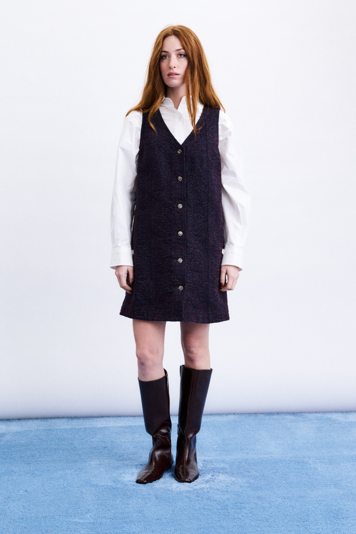 SEOCHON DRESS - BORDEAUX