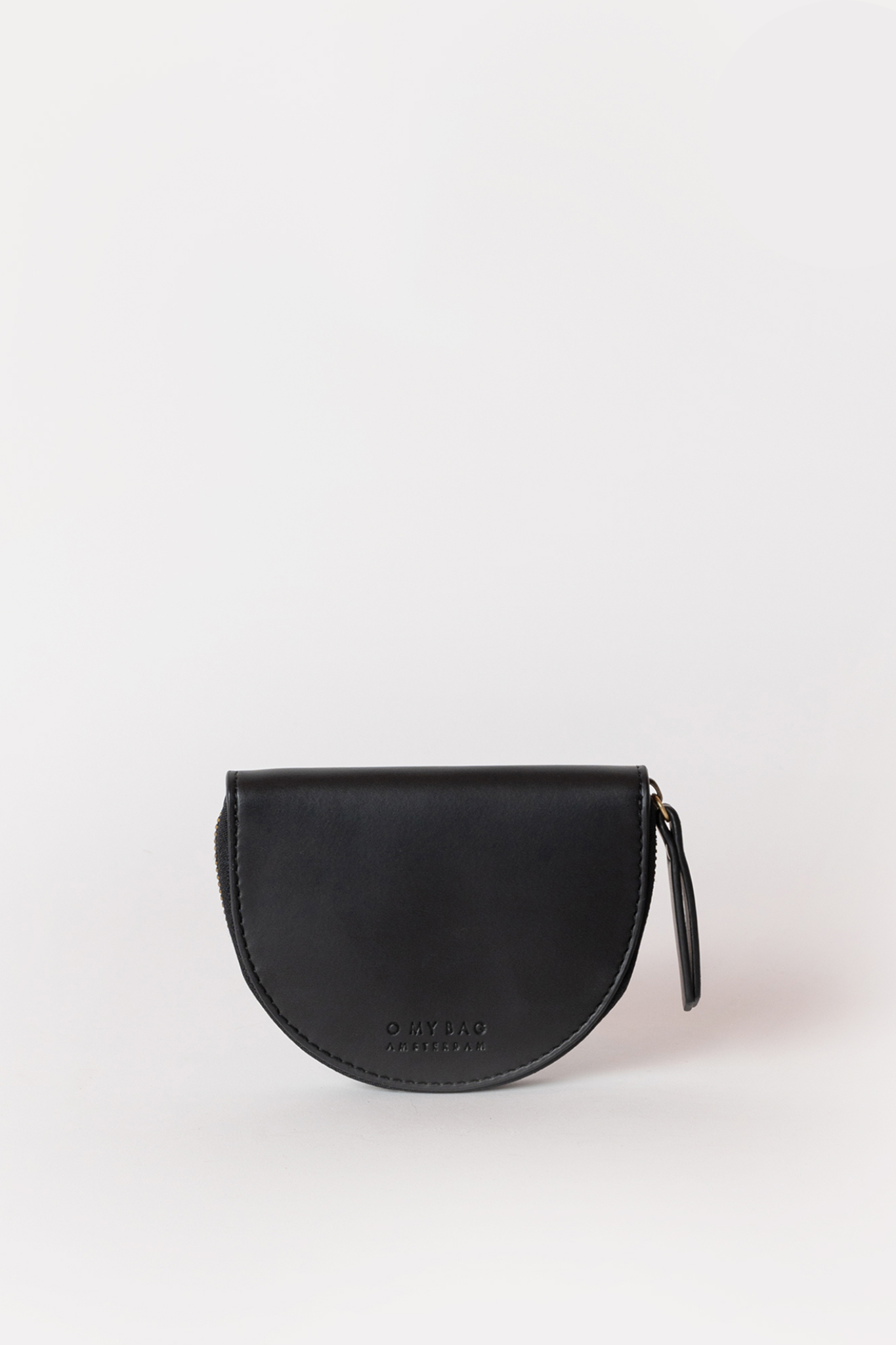 LAURA COIN PURSE - BLACK CLASSIC LEATHER