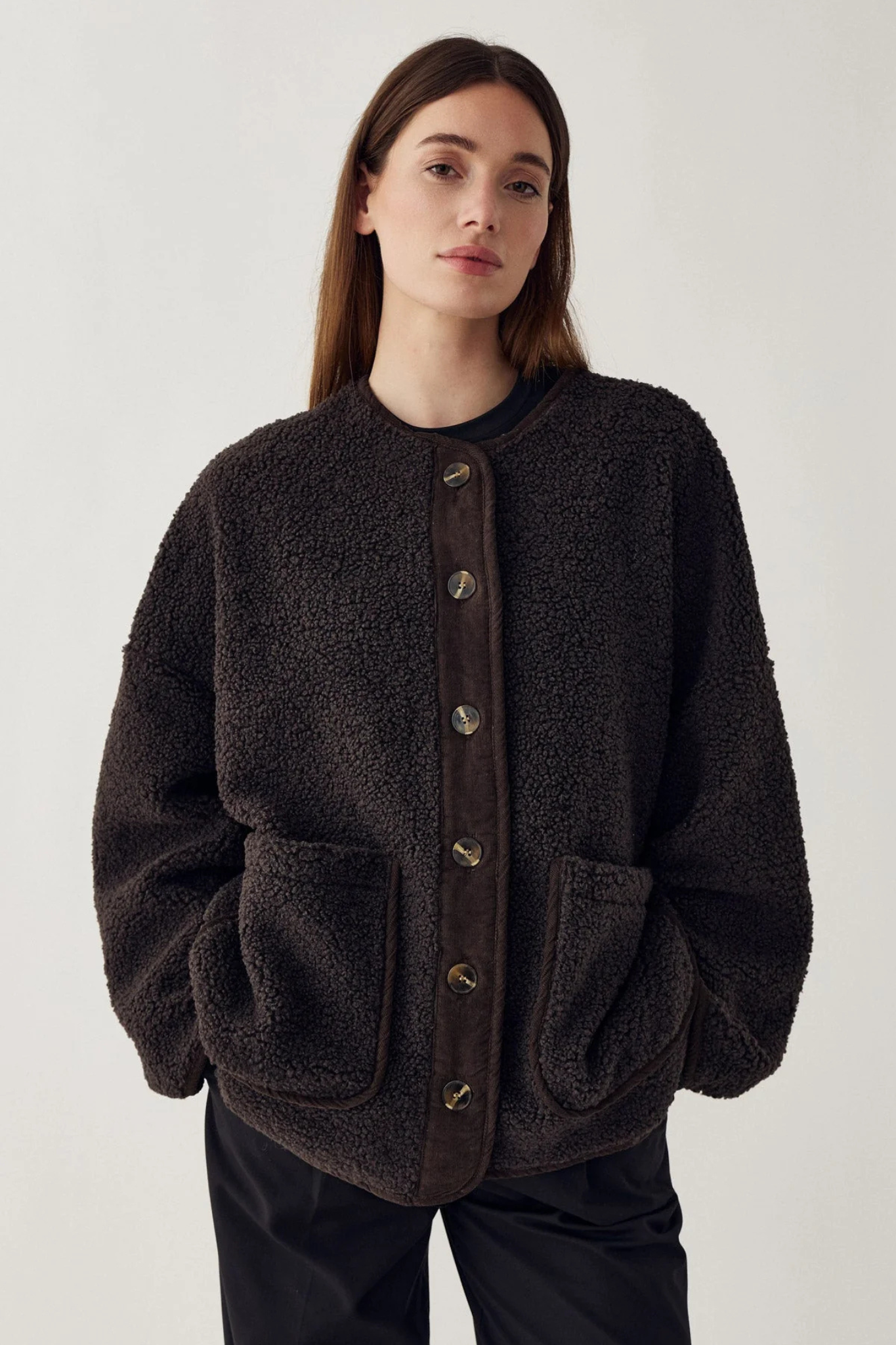 MALAIKA JACKET - DARK WOOD