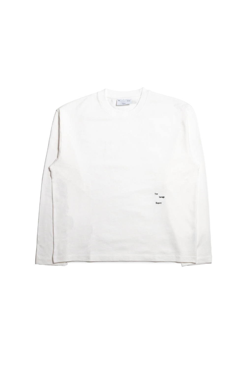 LOGO BAR LONGSLEEVE SWEATER - OFF WHITE