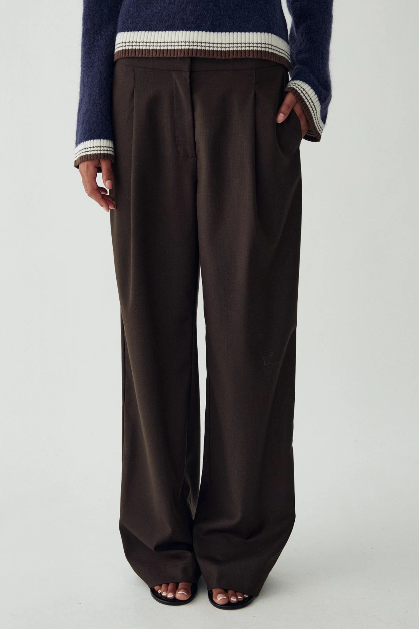 KAZIA S PANTS - CHOCOLATE