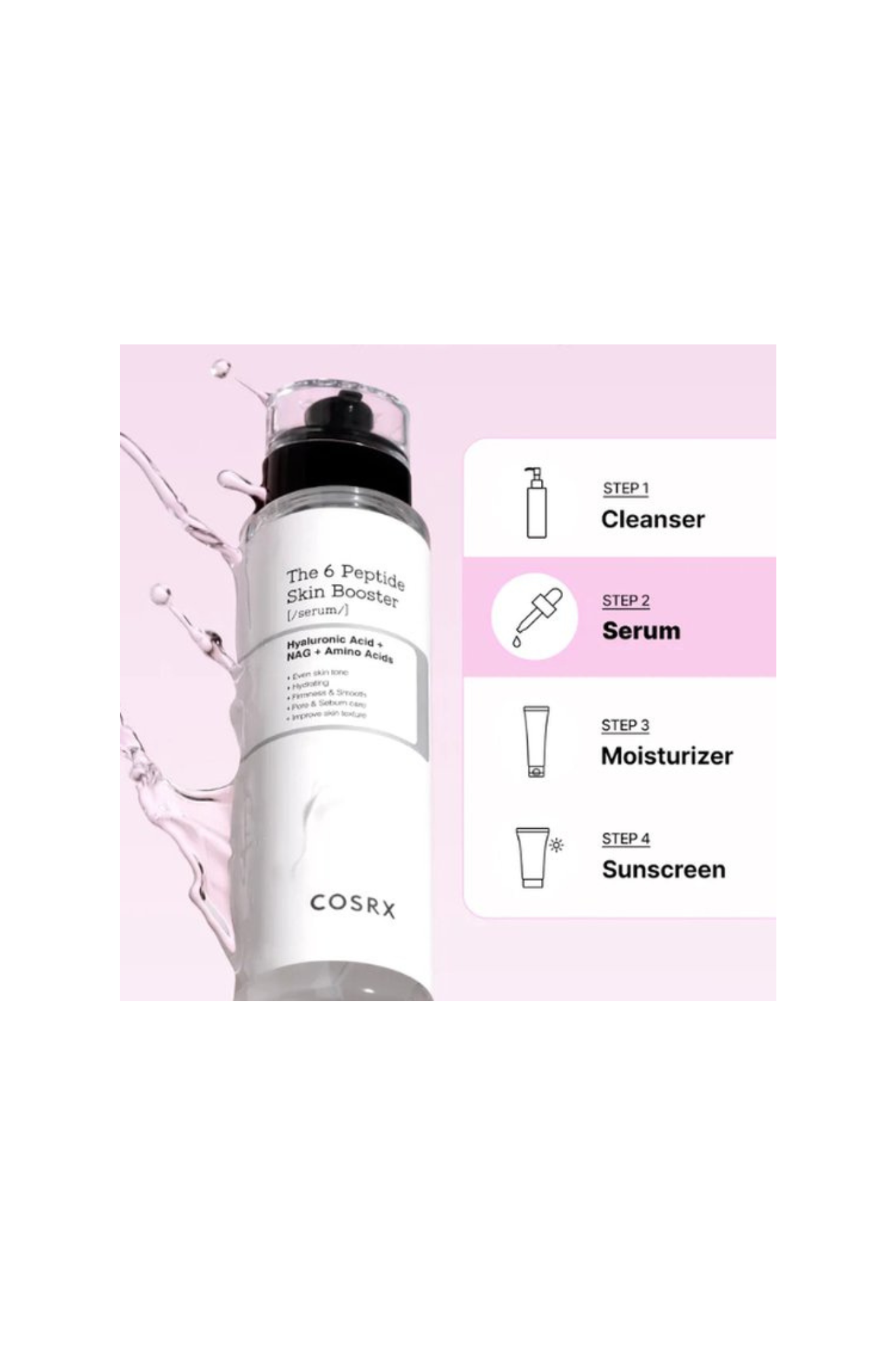 THE 6 PEPTIDE SKIN BOOSTER SERUM 150ML