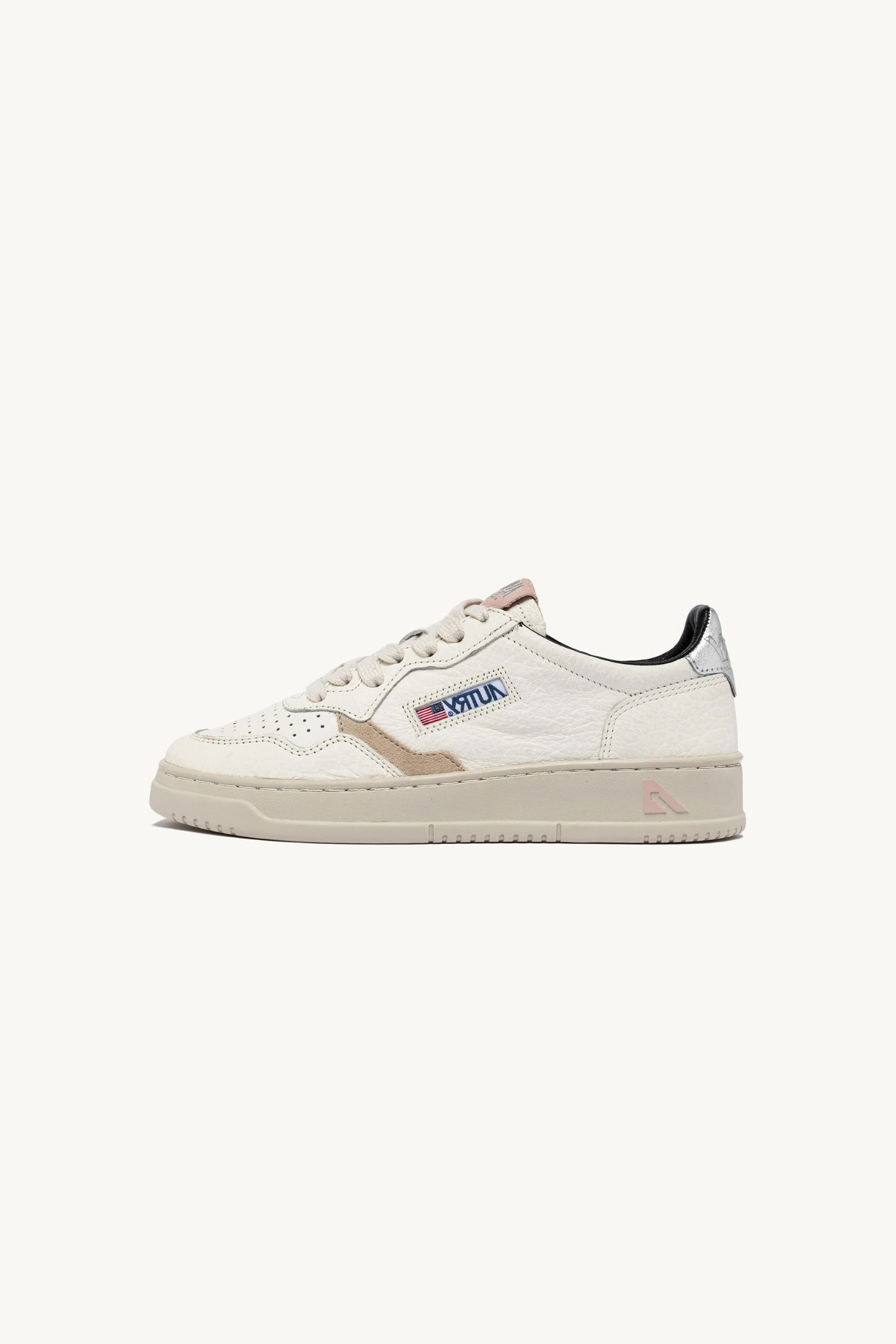 スニーカー AUTRY Woman Sneakers Multicolor AULW LE18 AULW-LE18 - MEDALIST LOW WOMEN LEAT/ELEP SLV/BK/PW/GR