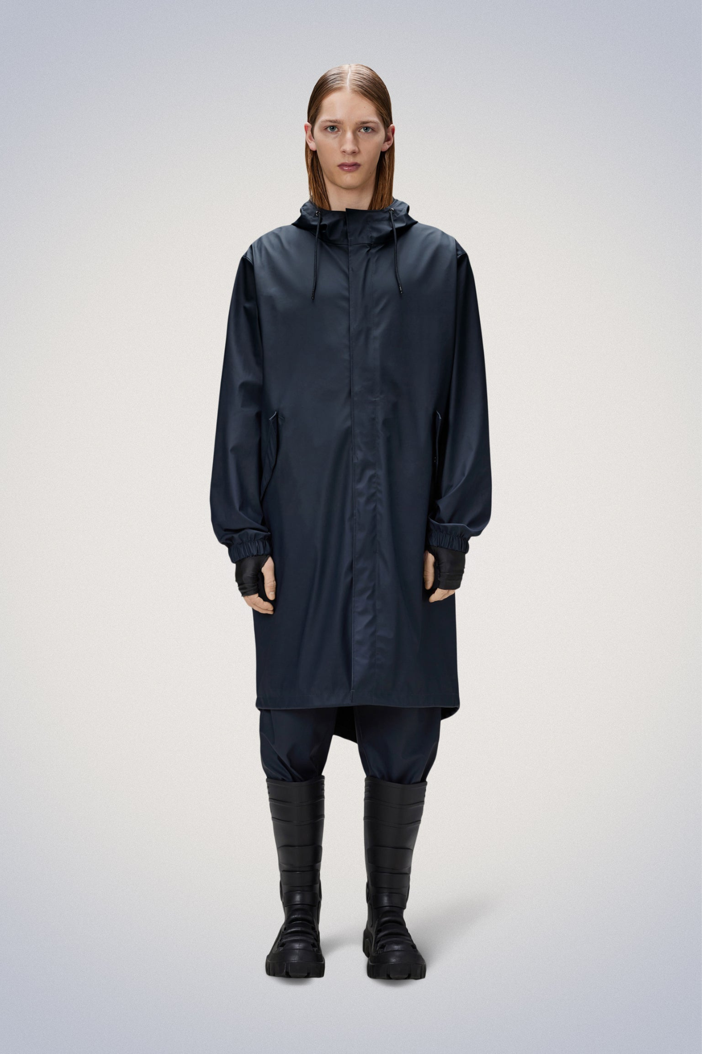 FISHTAIL PARKA W3 NAVY - Main Image