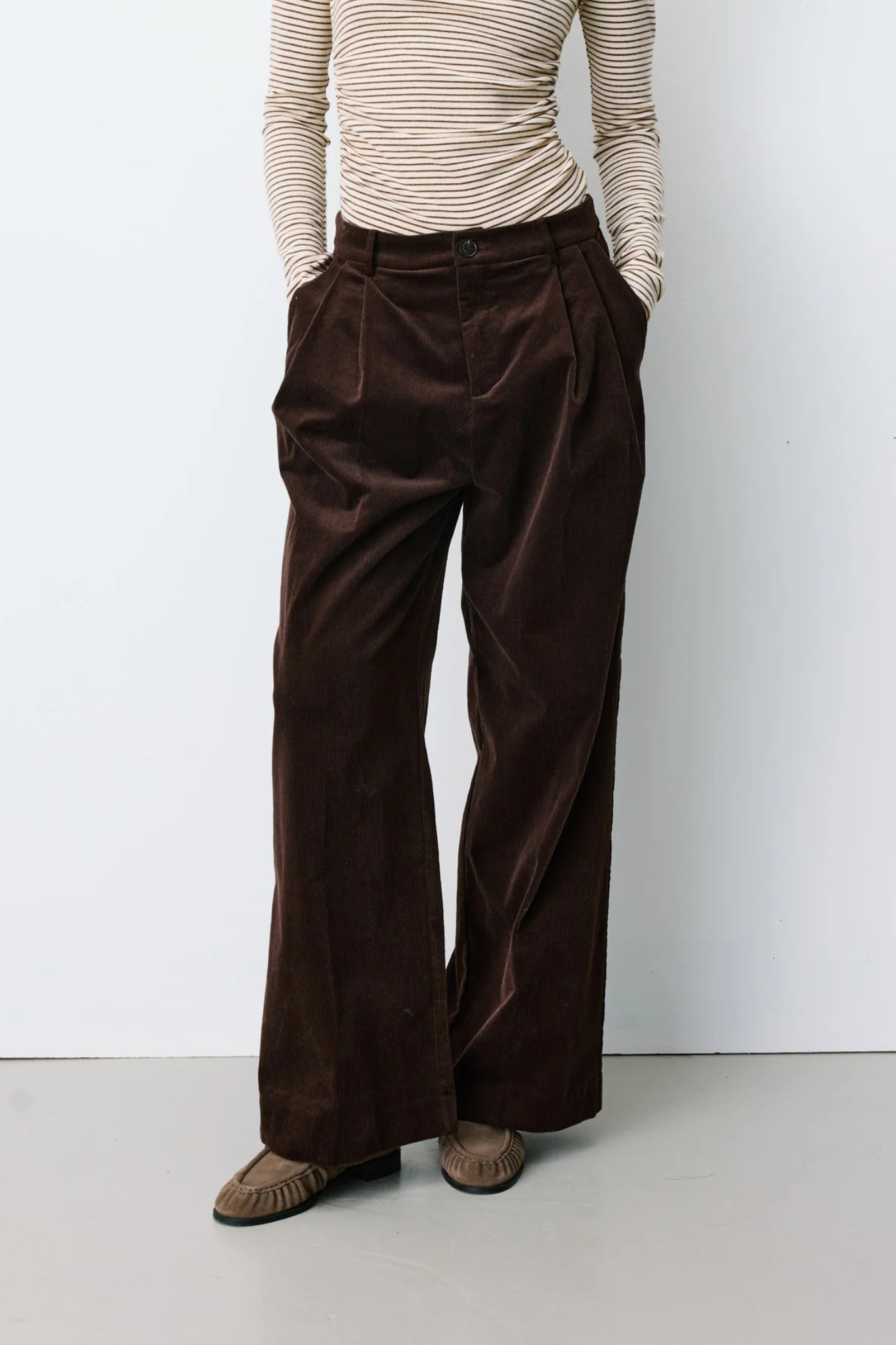 ABRIEL PANTS - CHOCOLAT