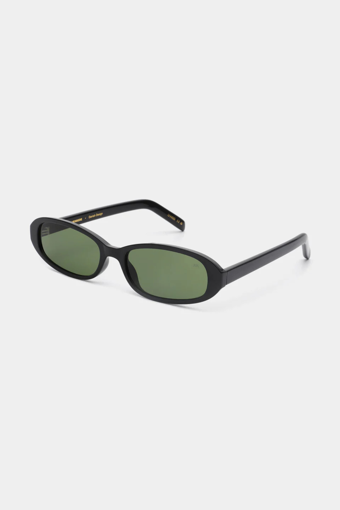 A. Kjaerbede macy sunglasses in black. Front view