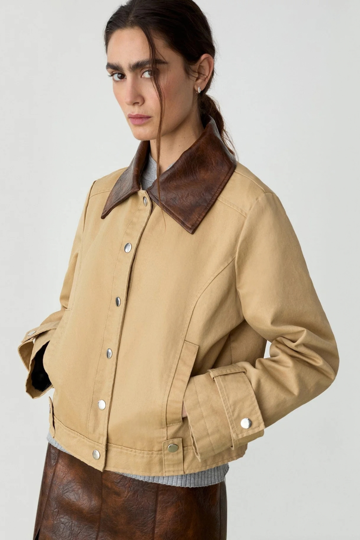BRAIDY JACKET - BEIGE