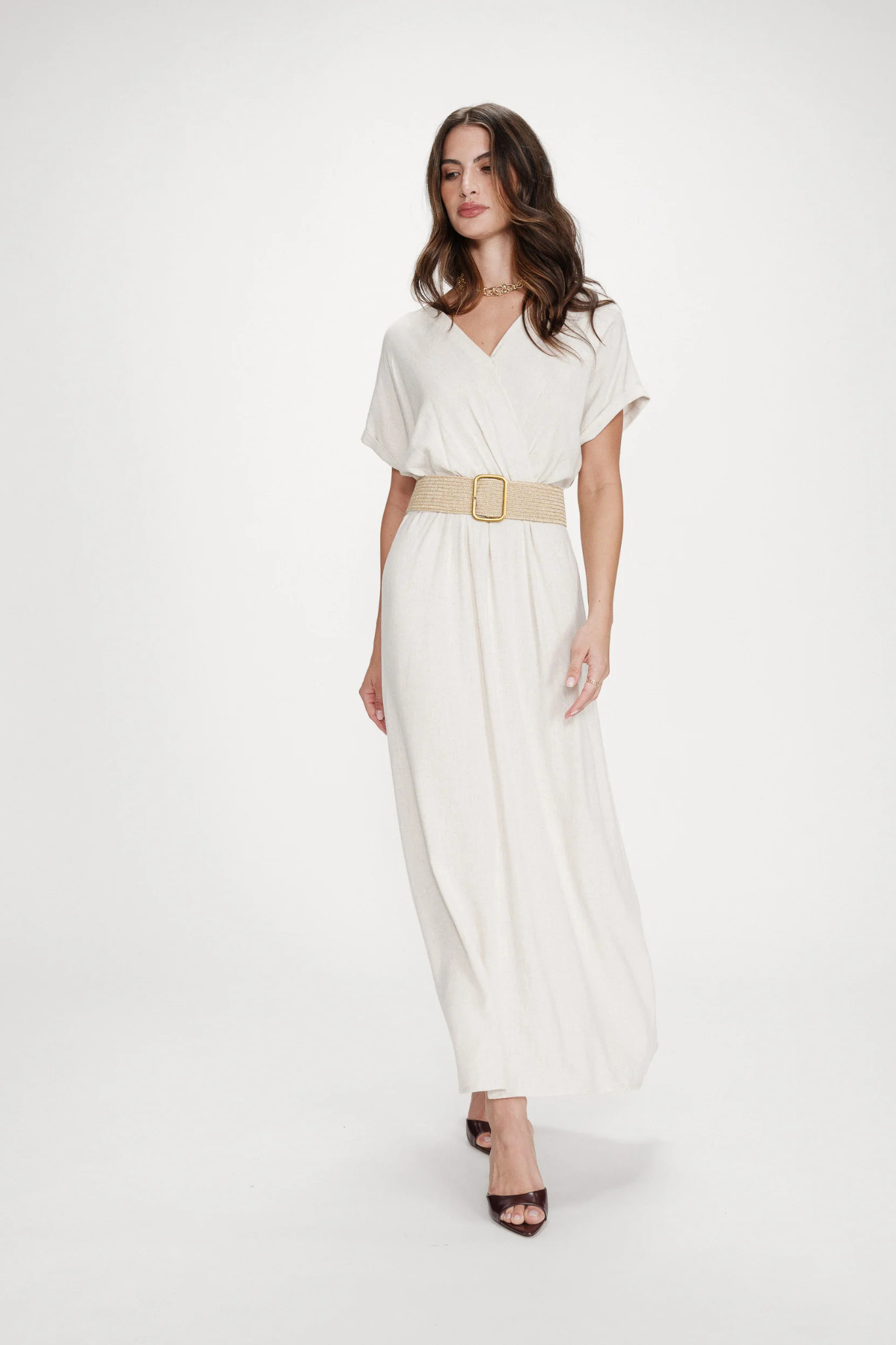 POLLEN DRESS - SABLE