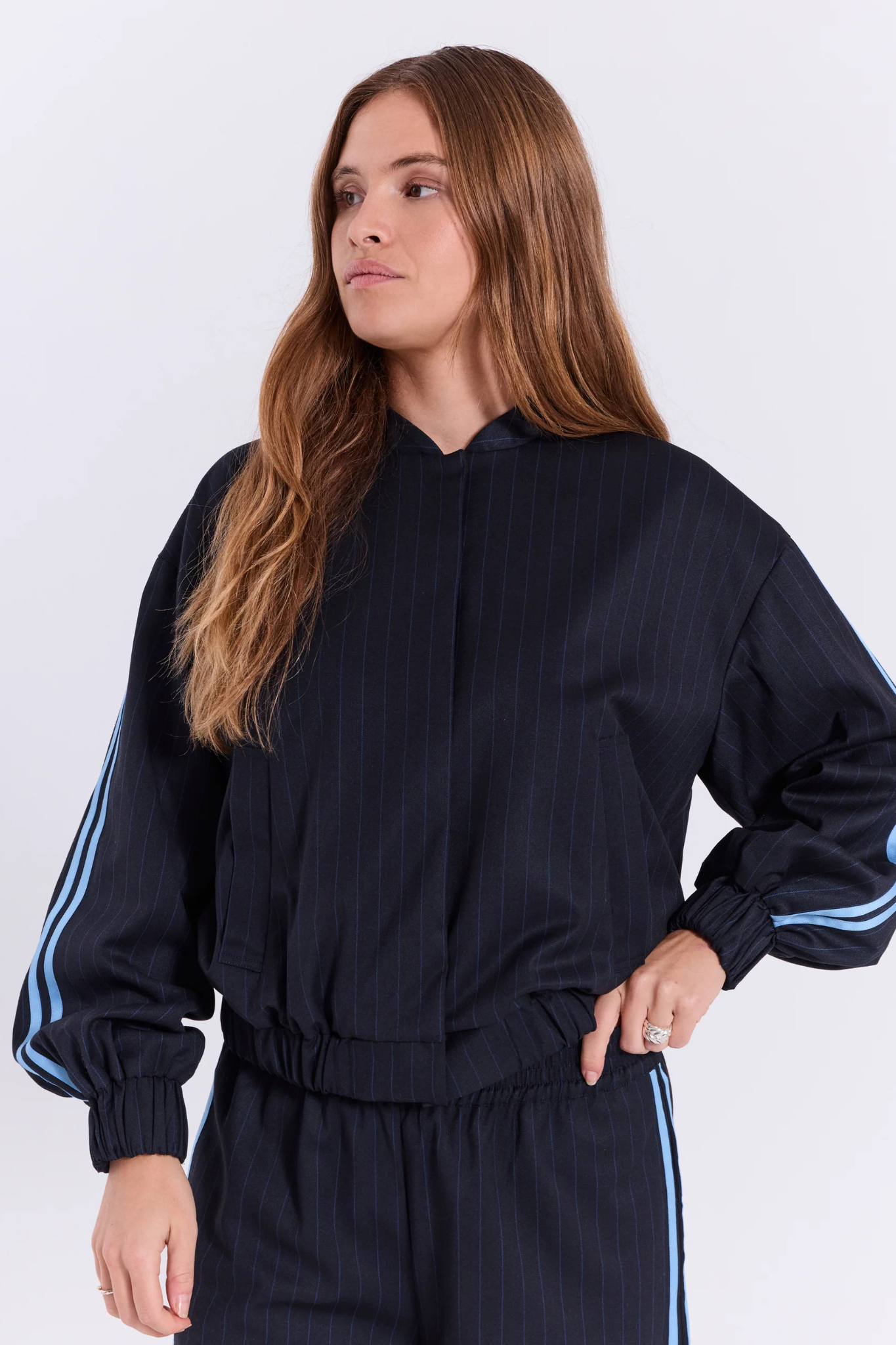 BILLY LIGHT BOMBER JACKET - NAVY