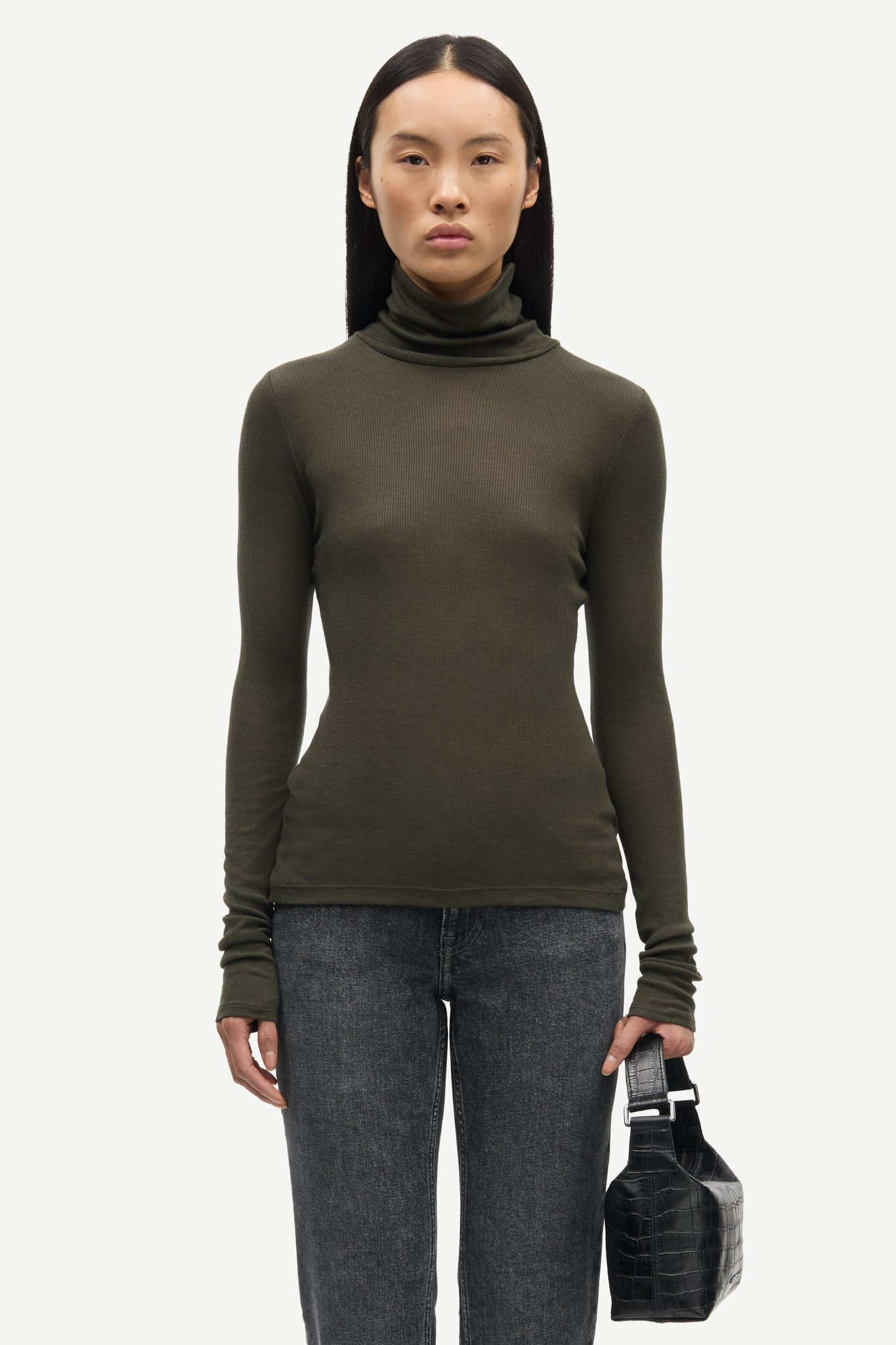 SONNET LS T-NECK - DEEP FOREST