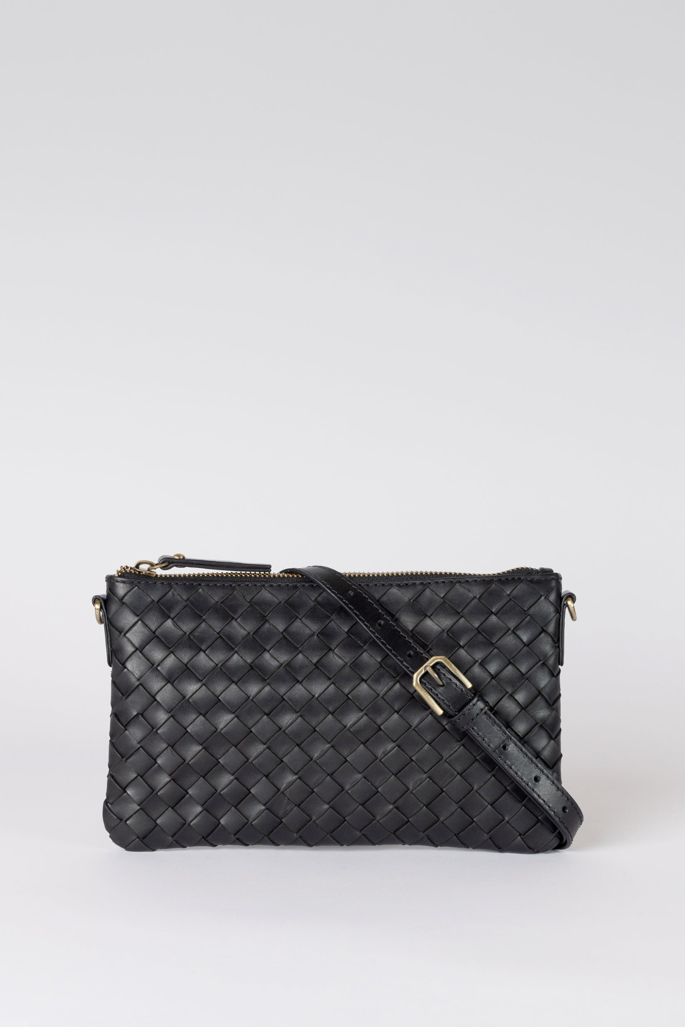 LEXI - BLACK WOVEN CLASSIC LEATHER