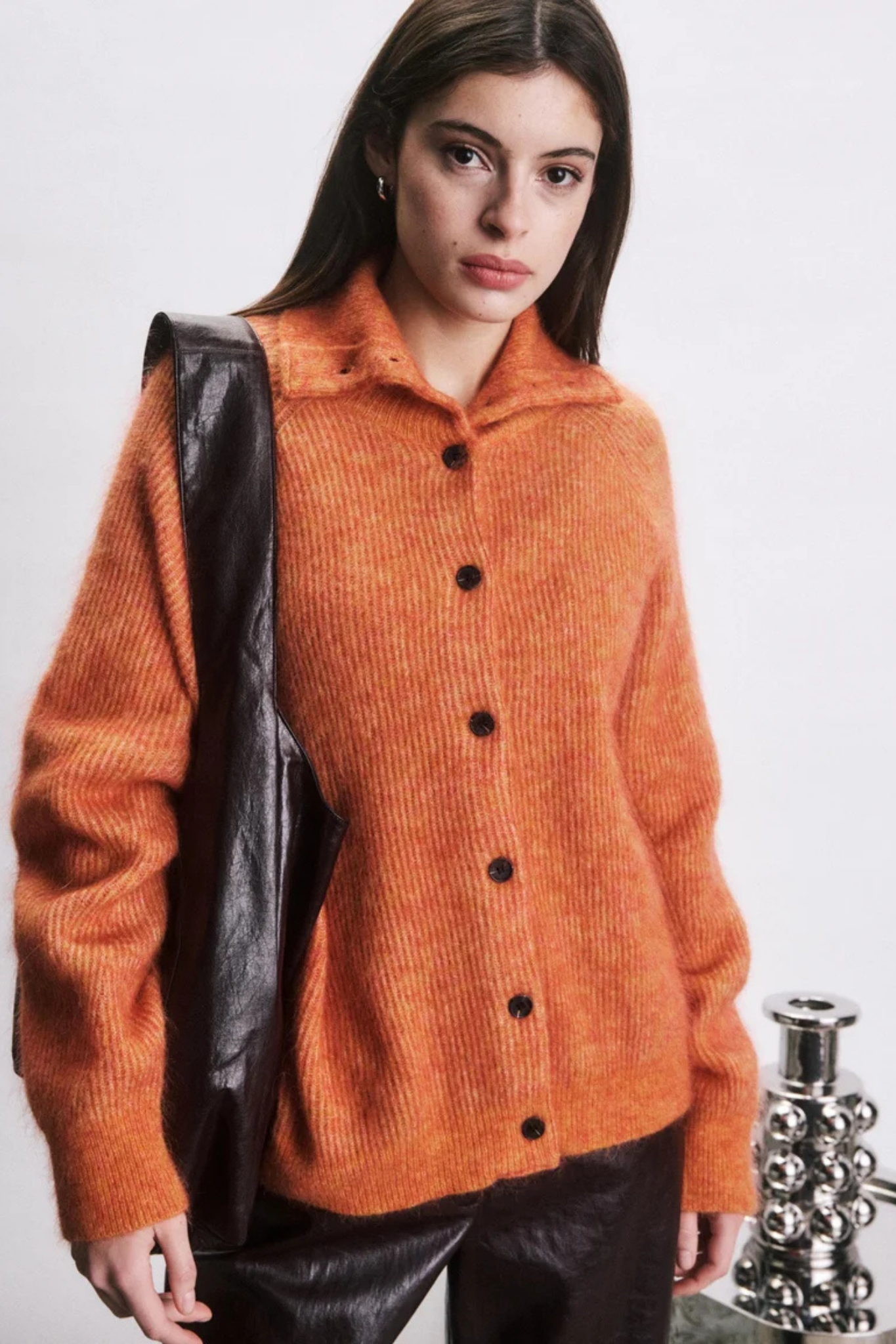 KOBE CARDIGAN - ORANGE