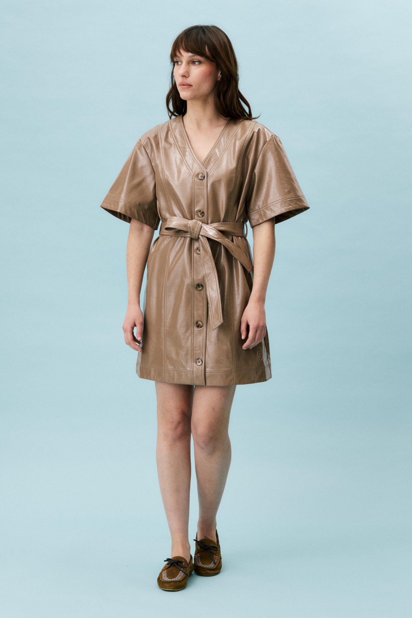 CERATINA DRESS - BEIGE