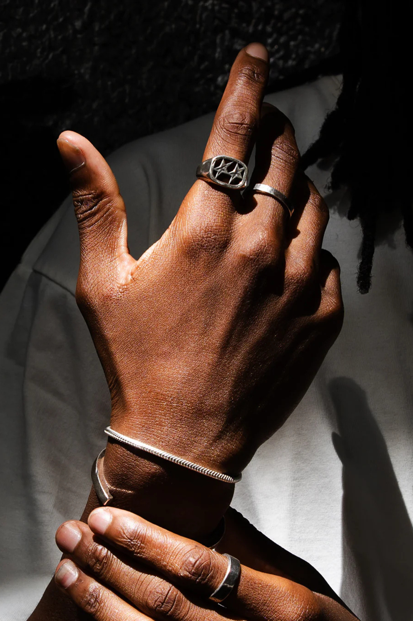 FRAMED RING - SILVER