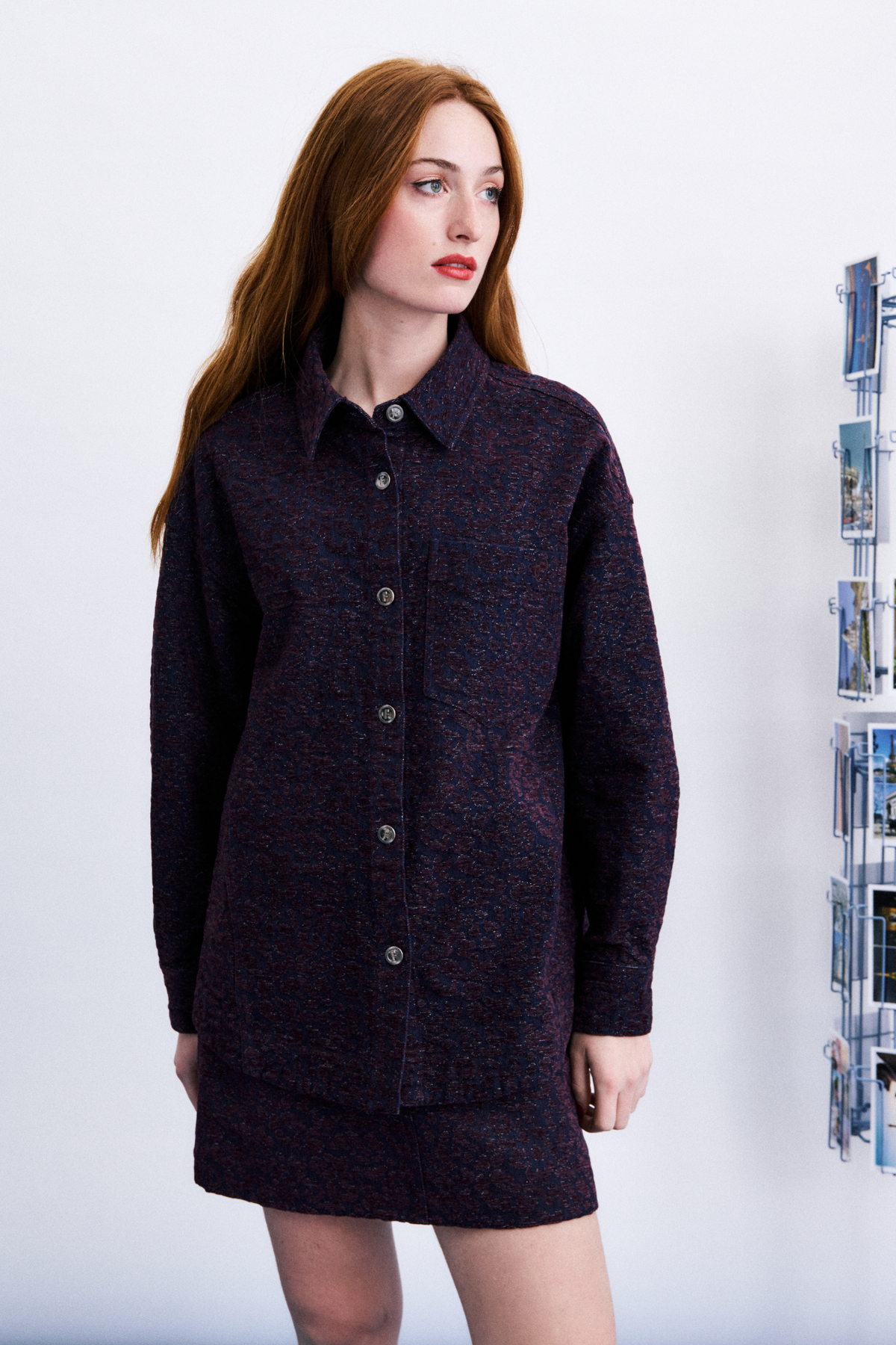 HONGDAE SHIRT - BORDEAUX