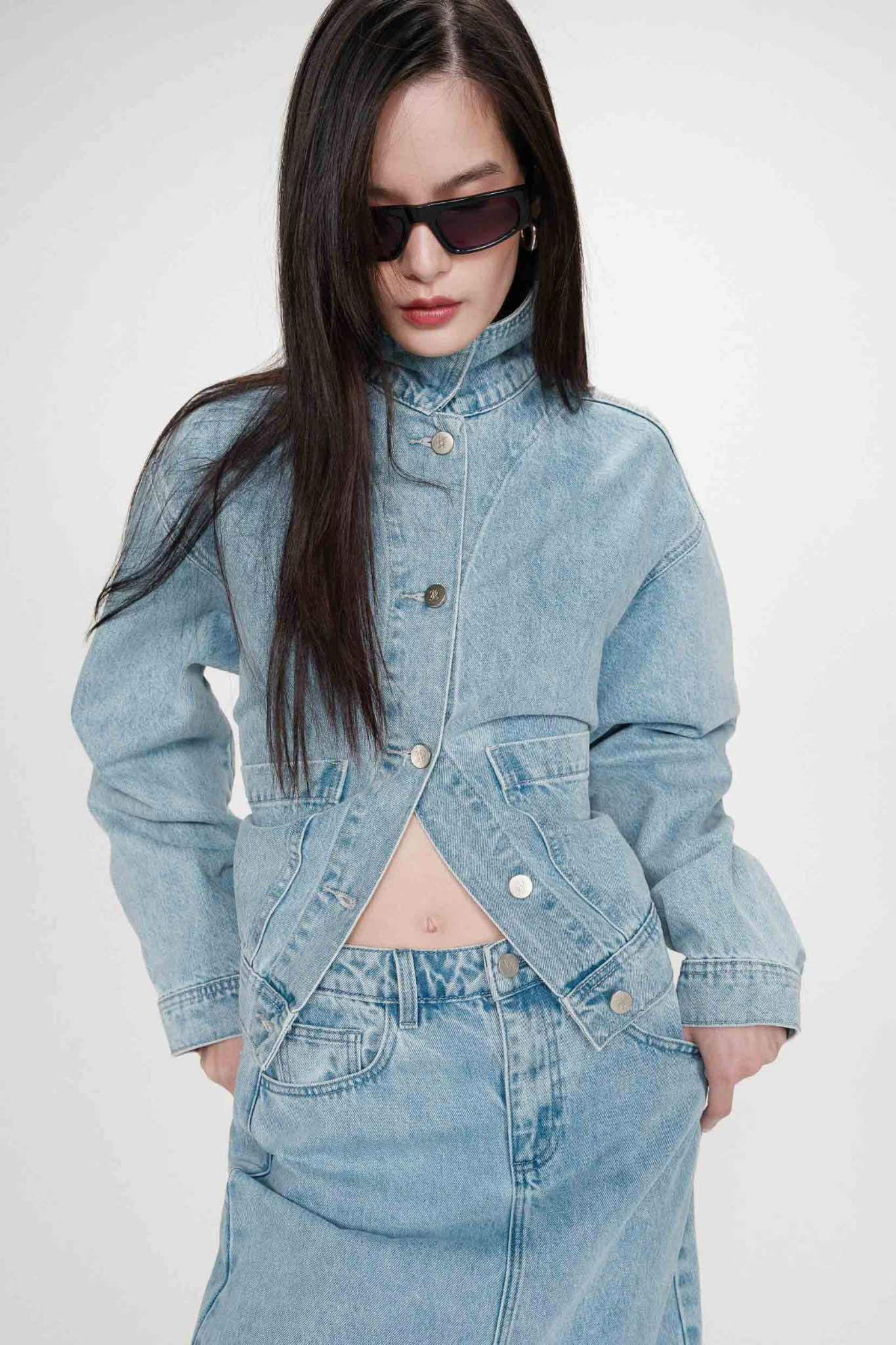 VINNIE JACKET - SKY BLUE