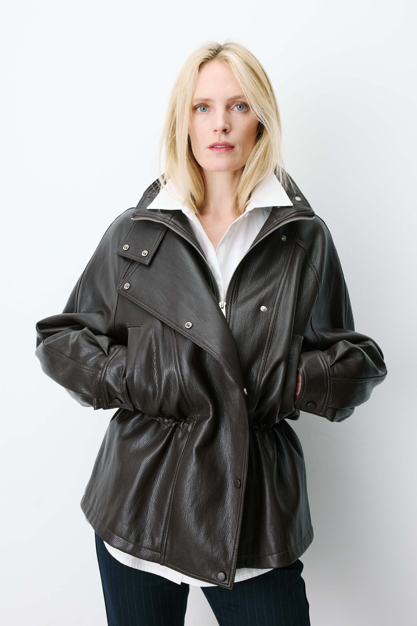 AUBURN VESTE - CHOCOLAT