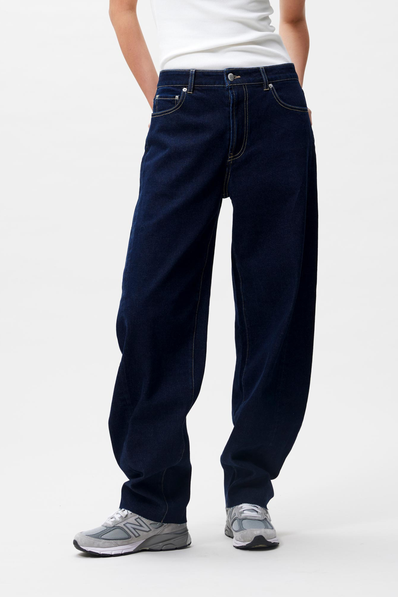 SUPER BARREL JEANS - DARK BLUE