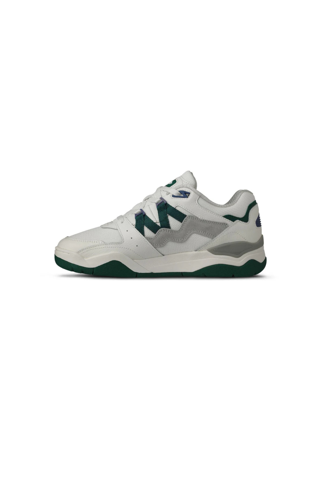 KARHU FUSION XT MEN SNEAKERS - BRIGHT WHITE/RAIN FOREST. Side view