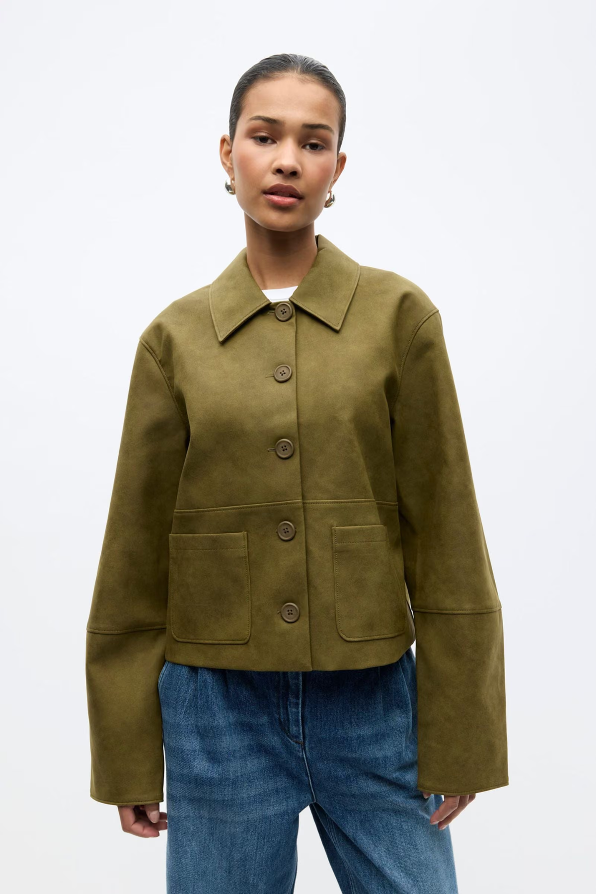 TUCSON JACKET - DARK OLIVE MEL