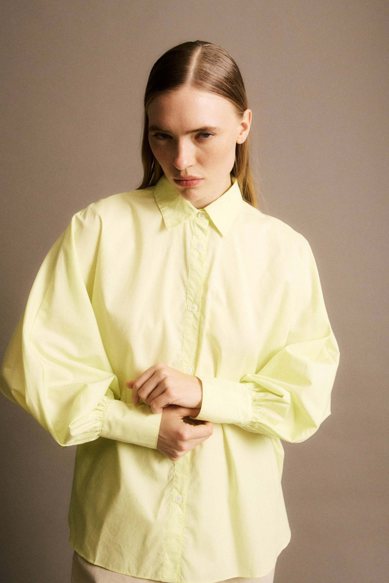 MARTIN SHIRT - PALE YELLOW
