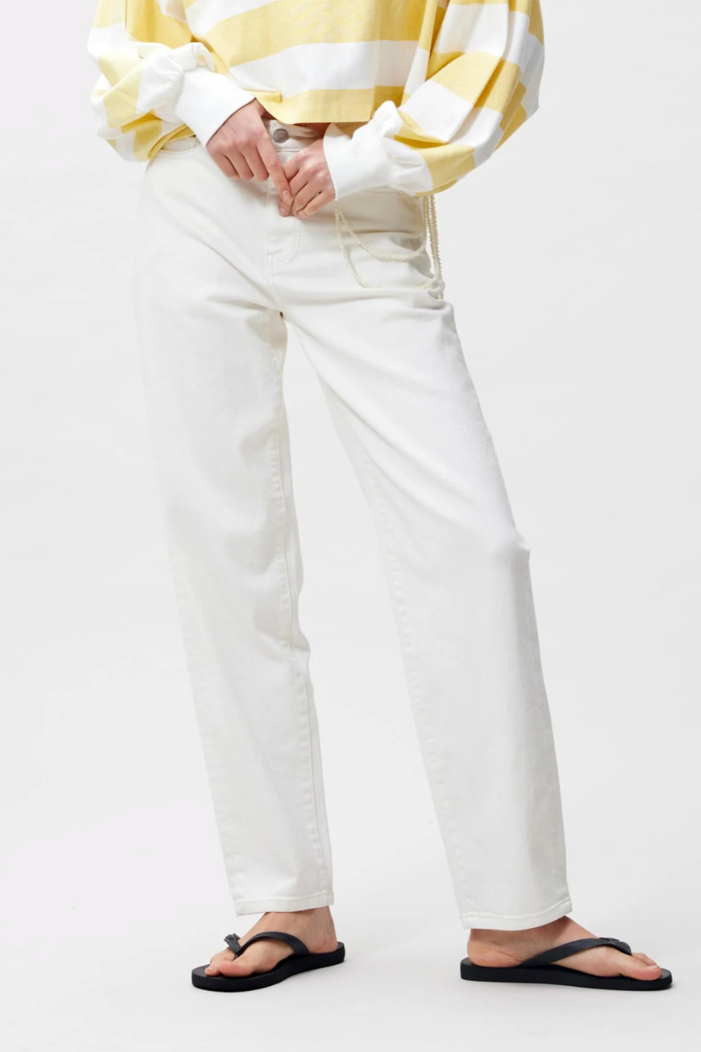 BARREL FIT JEANS - STAR WHITE