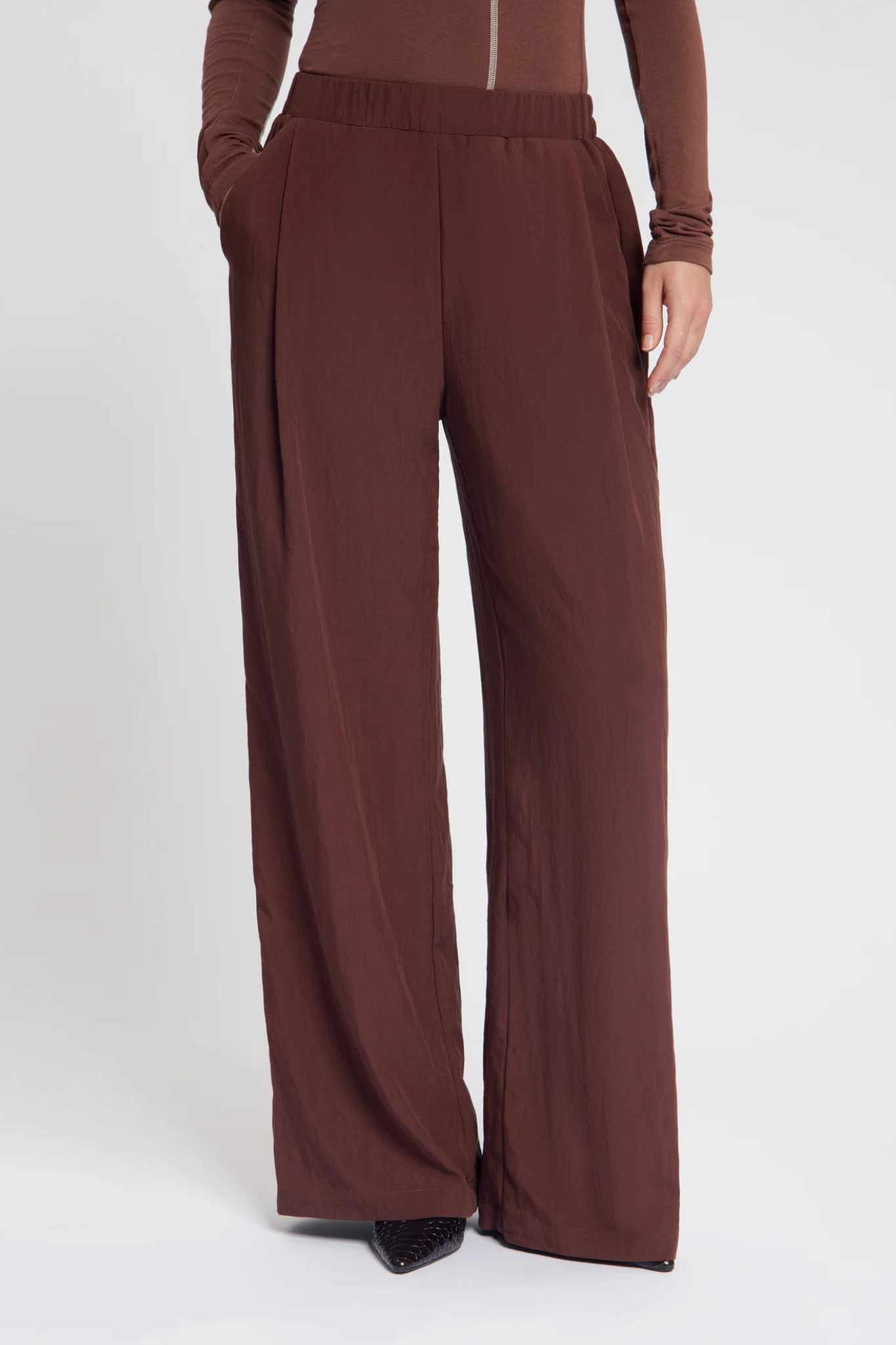 MELLIE TROUSERS - BORDAUX