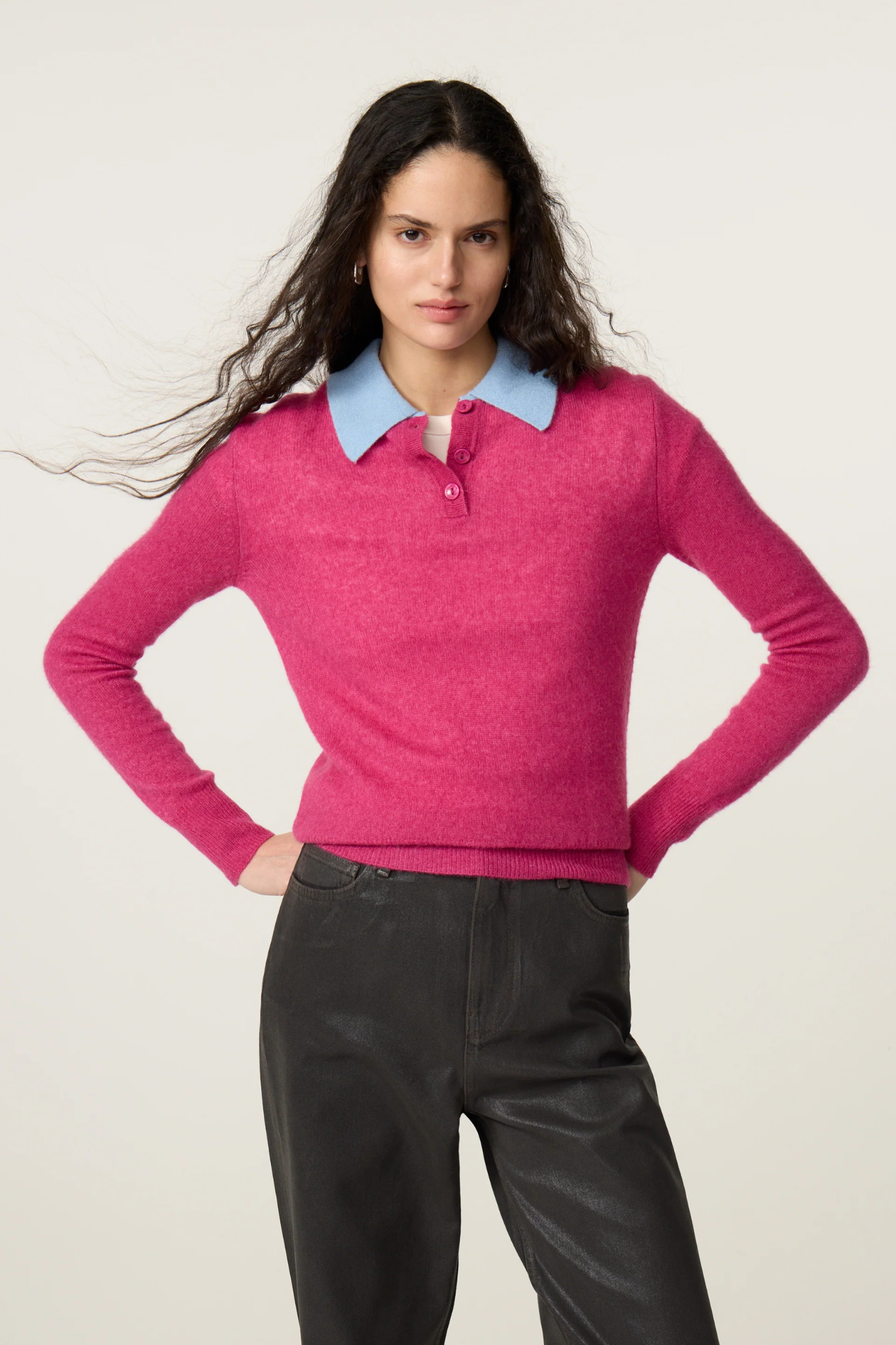 BARBARA PULLOVER - FAB FUCSHIA