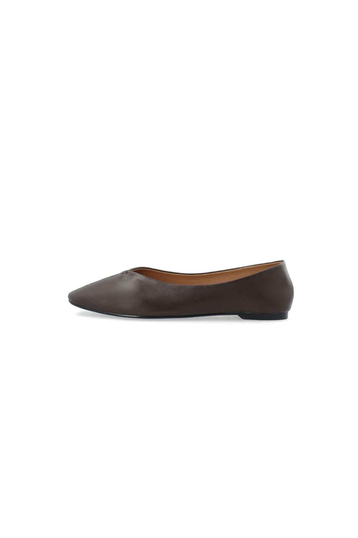 ROSI BALLET FLAT SHOES - BROWN