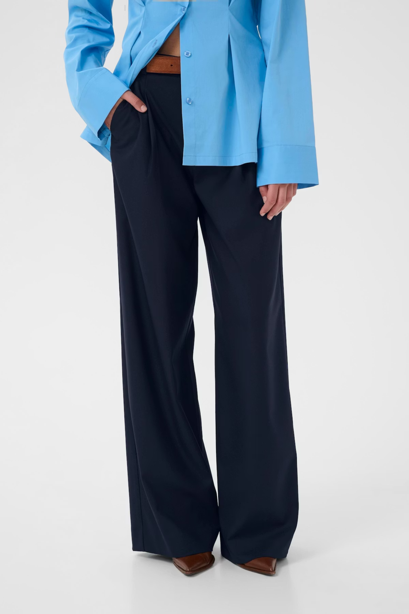 PAULA MW PANTS - SKY CAPTAIN