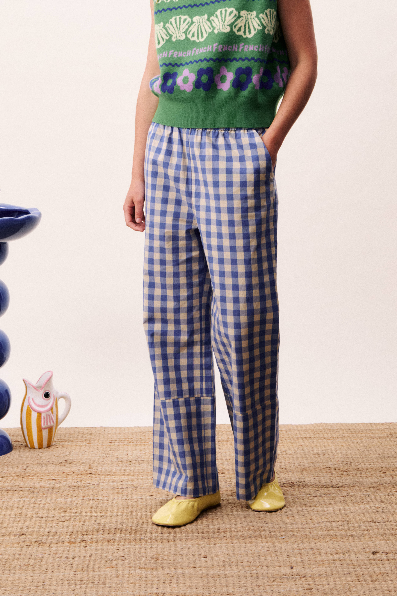 MARIS PANTS - AZURE BLUE